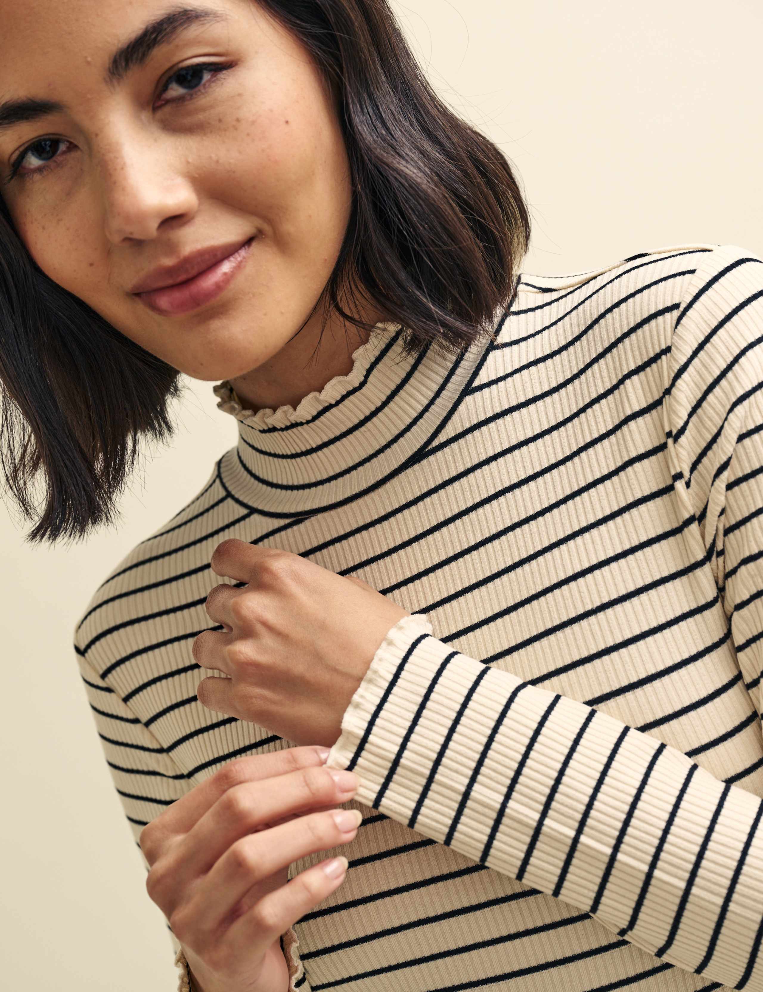 Striped Ribbed Top 2 of 4