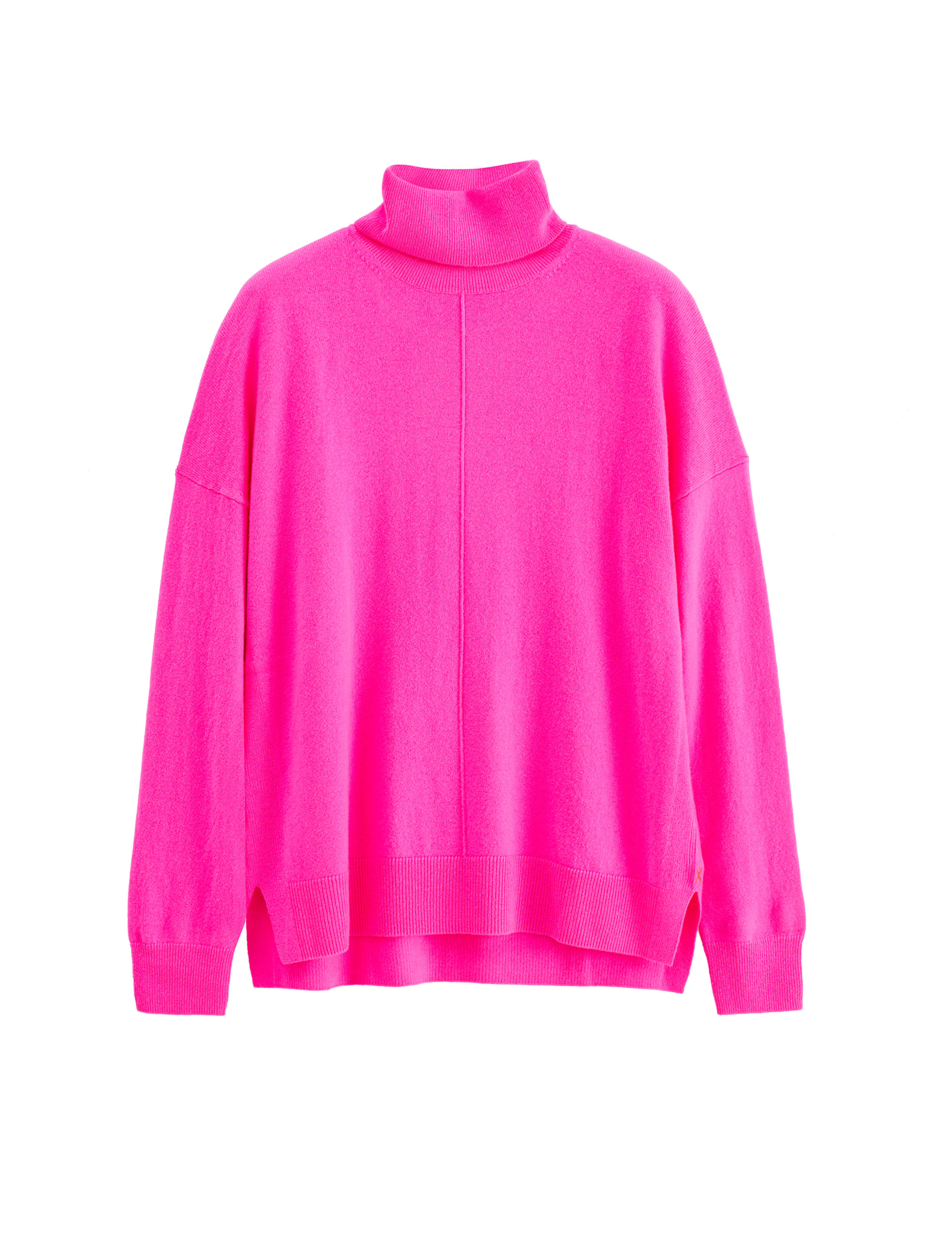 Wool Rich with Cashmere Roll Neck Relaxed Jumper 2 of 3