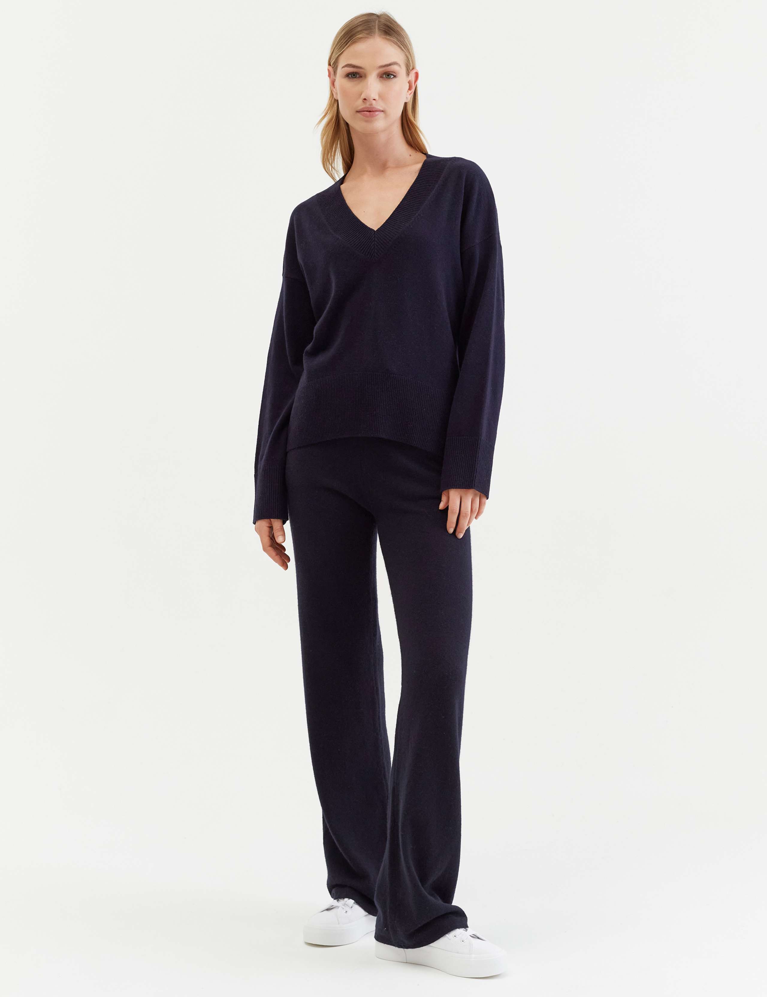 Wool Rich Relaxed Jumper with Cashmere 3 of 4