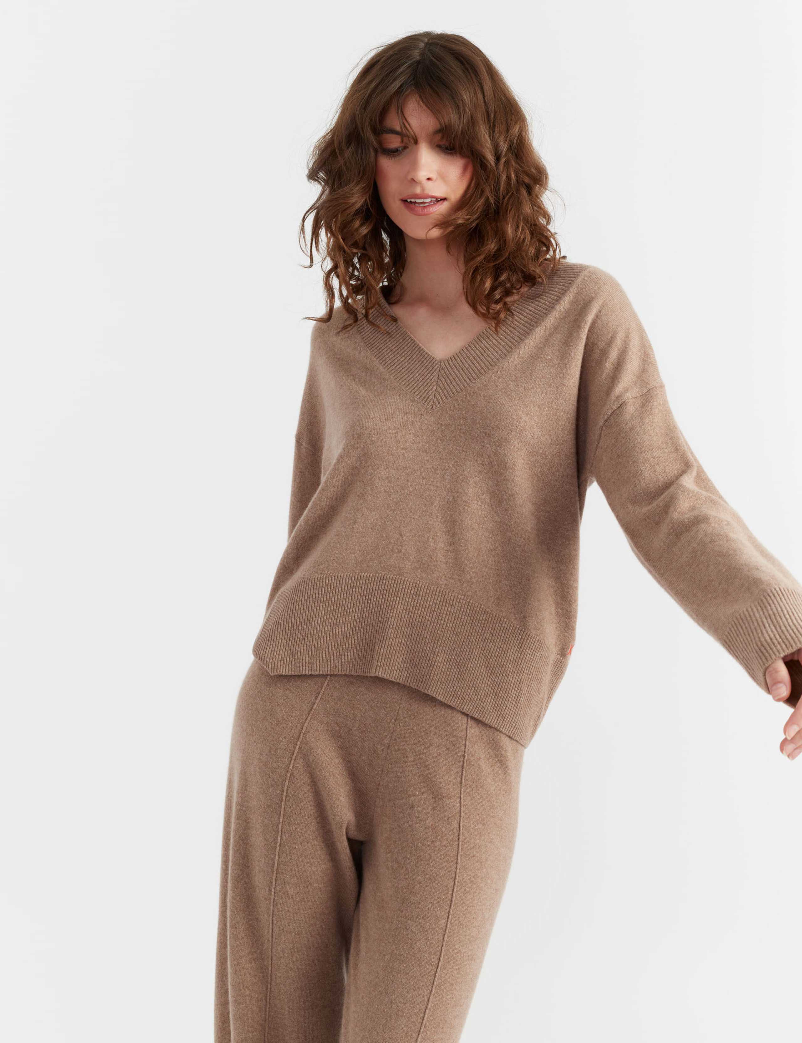 Wool Rich Relaxed Jumper with Cashmere 1 of 3