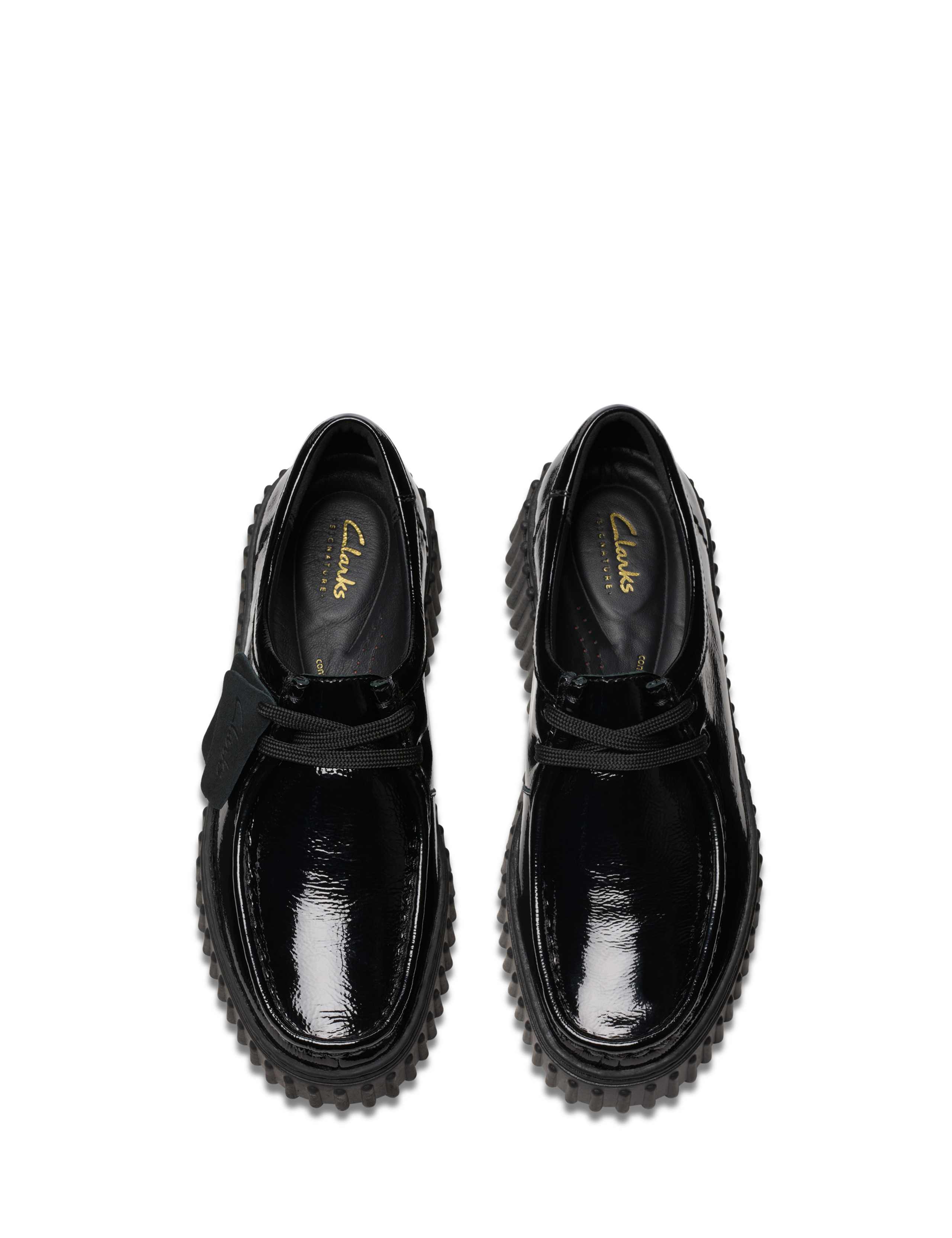 Leather Patent Flatform Loafers 2 of 7