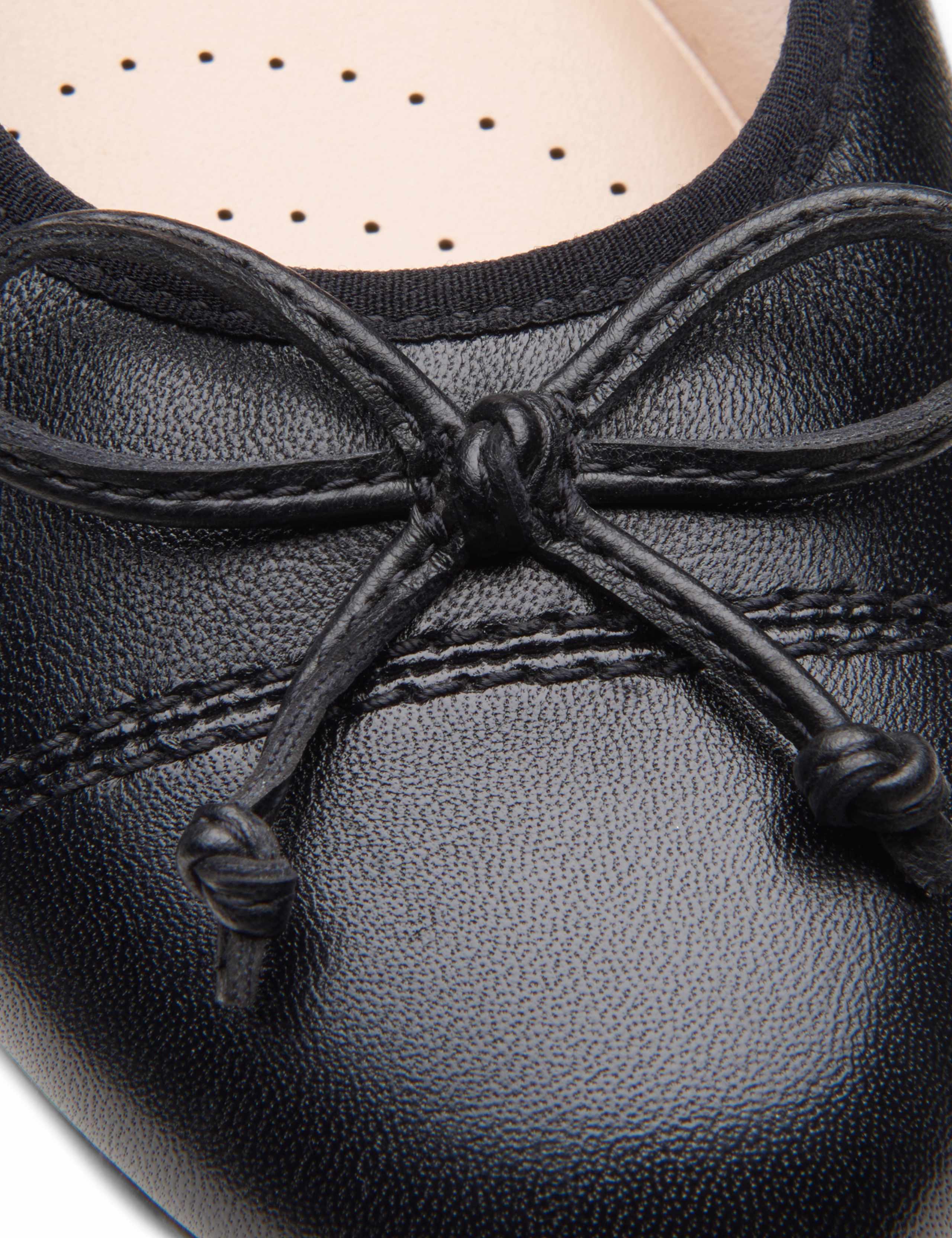 Leather Flat Ballet Pumps 8 of 8