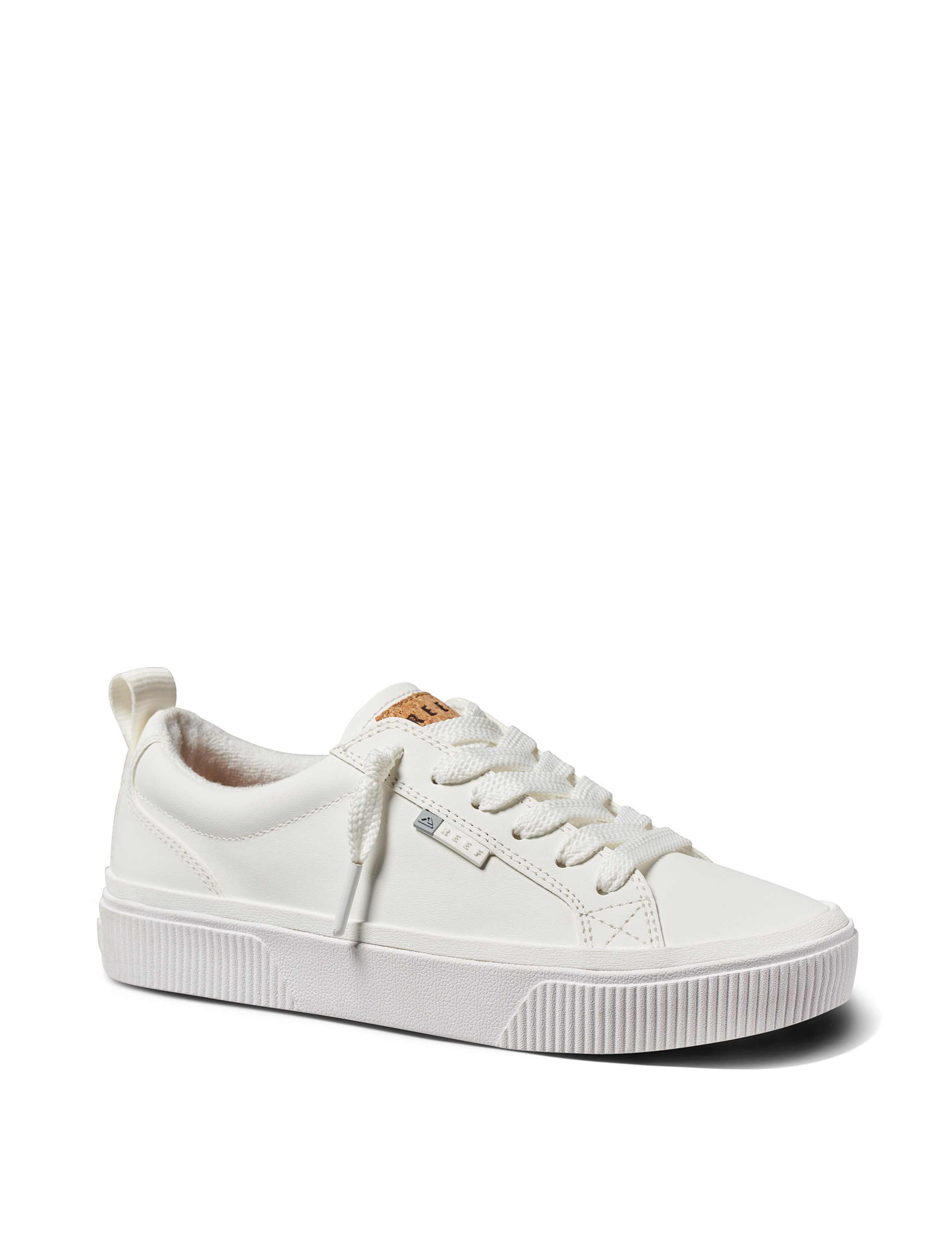 Lay Day Dawn Leather Metallic Trainers 3 of 9