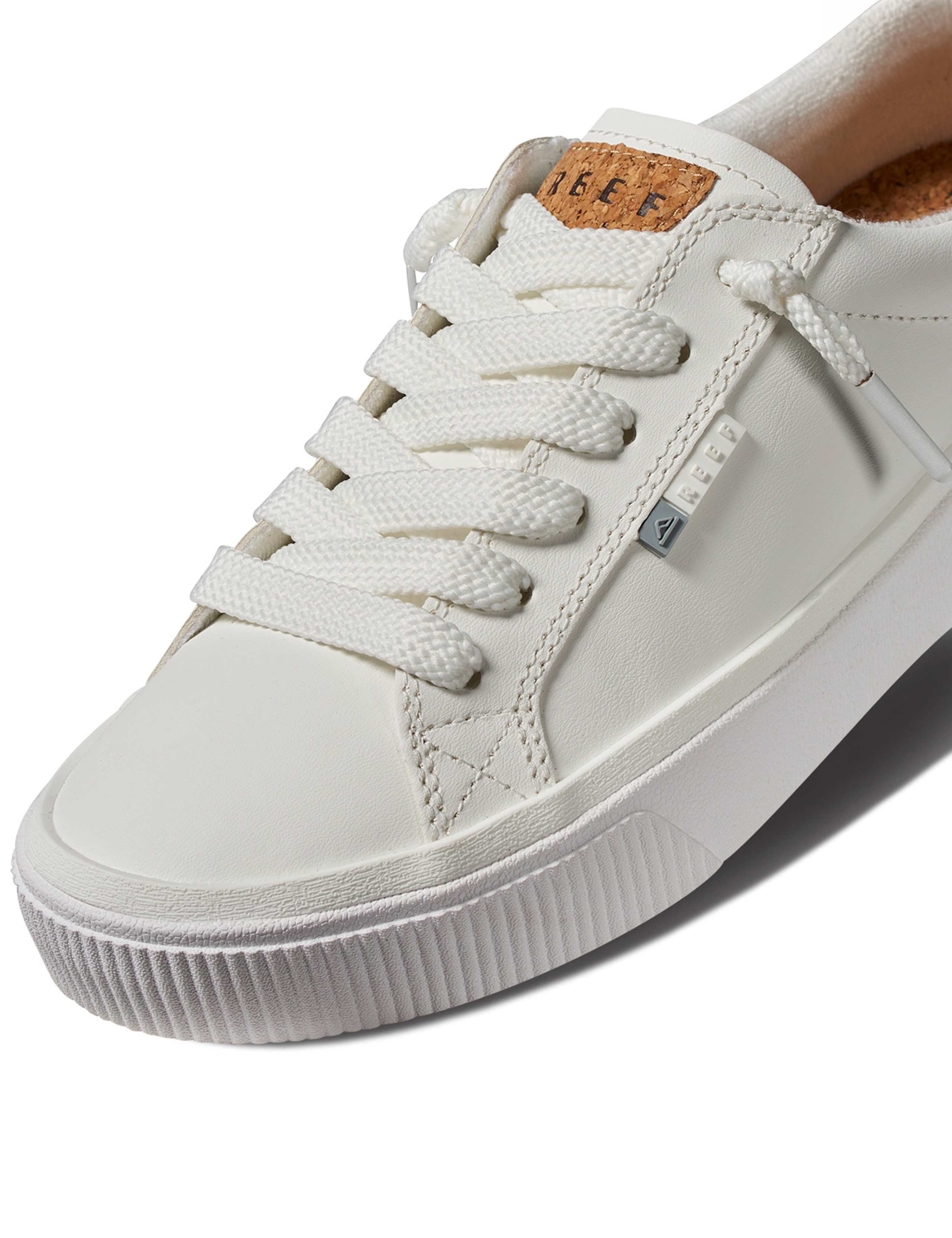 Lay Day Dawn Leather Metallic Trainers 7 of 9