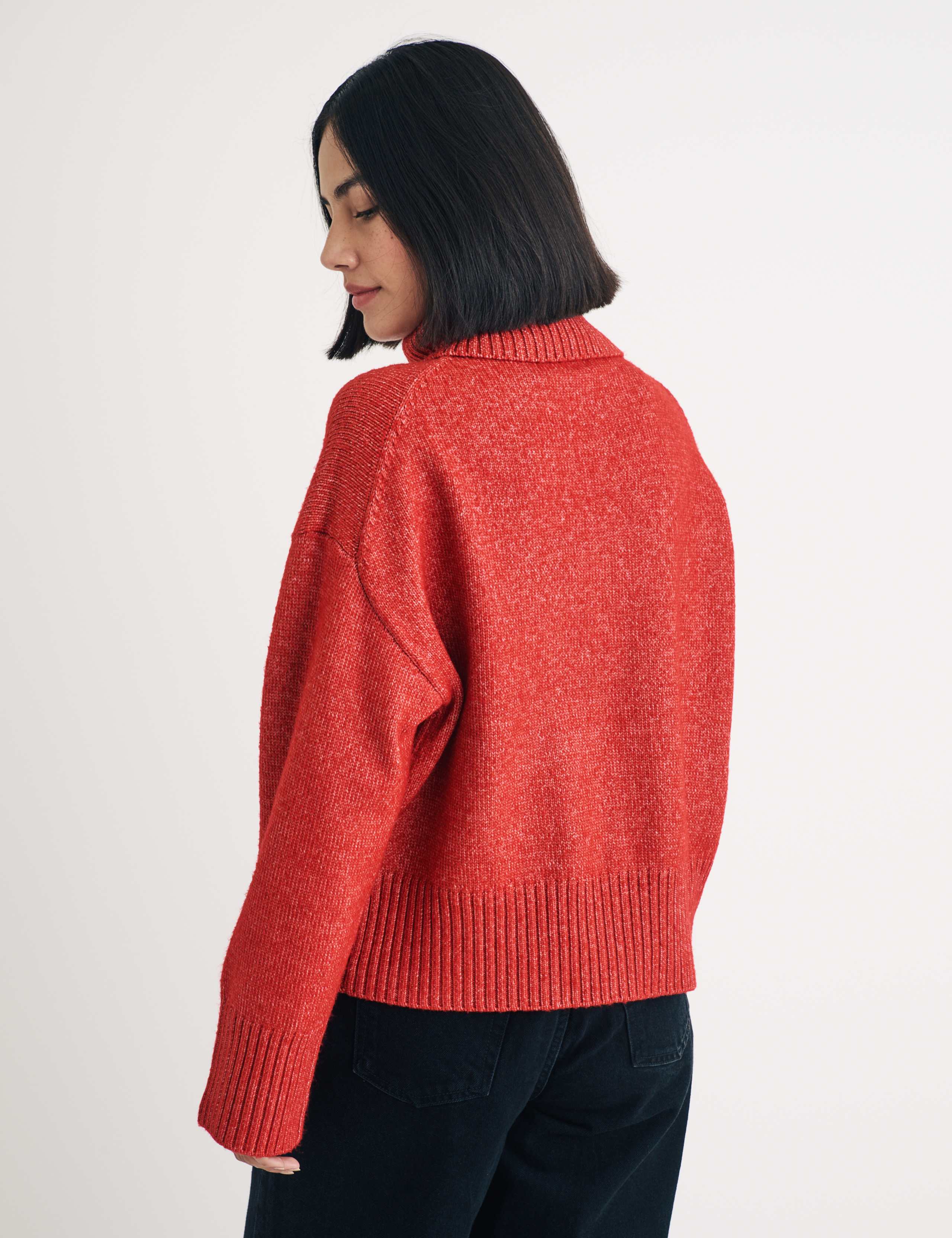 Roll Neck Relaxed Jumper 6 of 6