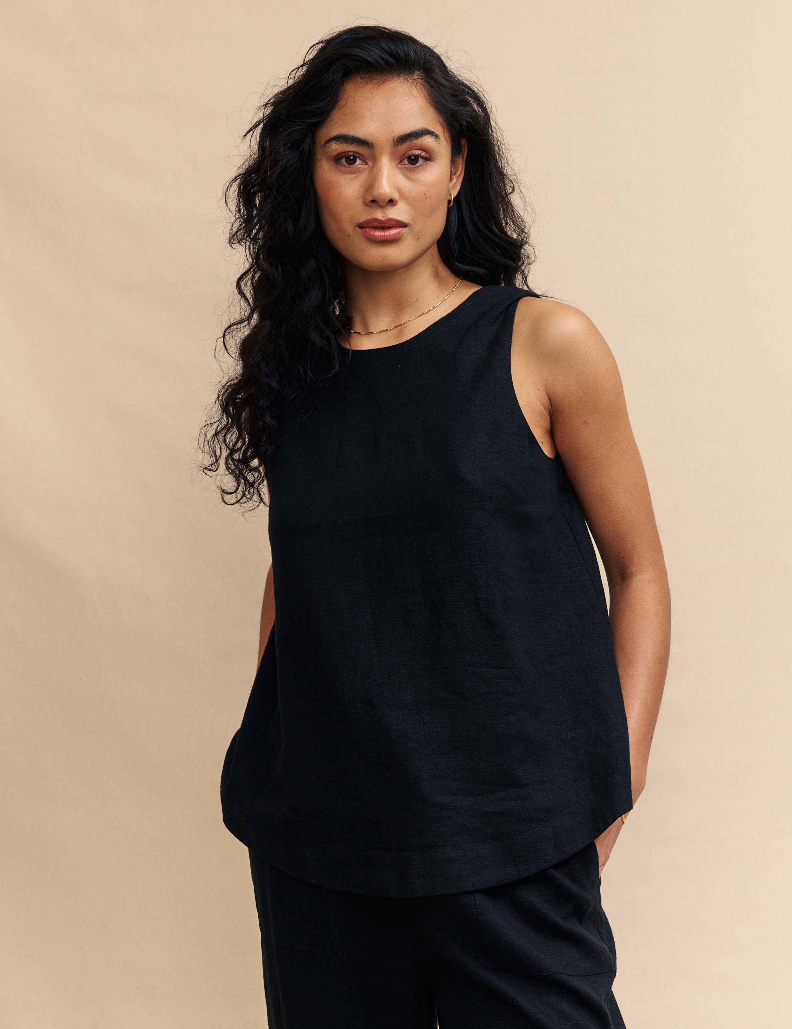 Linen Rich Shell Top 5 of 5