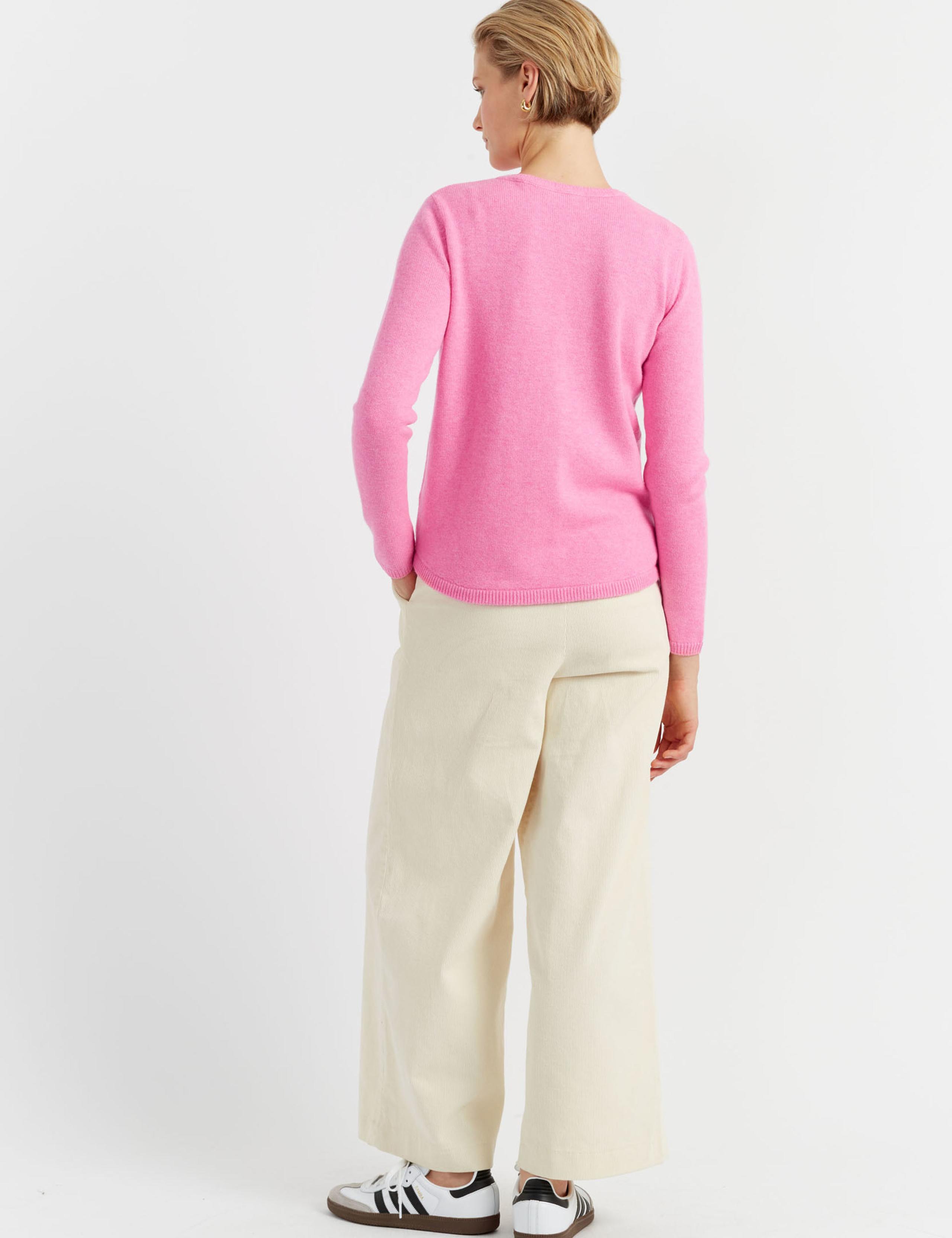 Merino Wool with Cashmere Pocket Detail Jumper 2 of 2