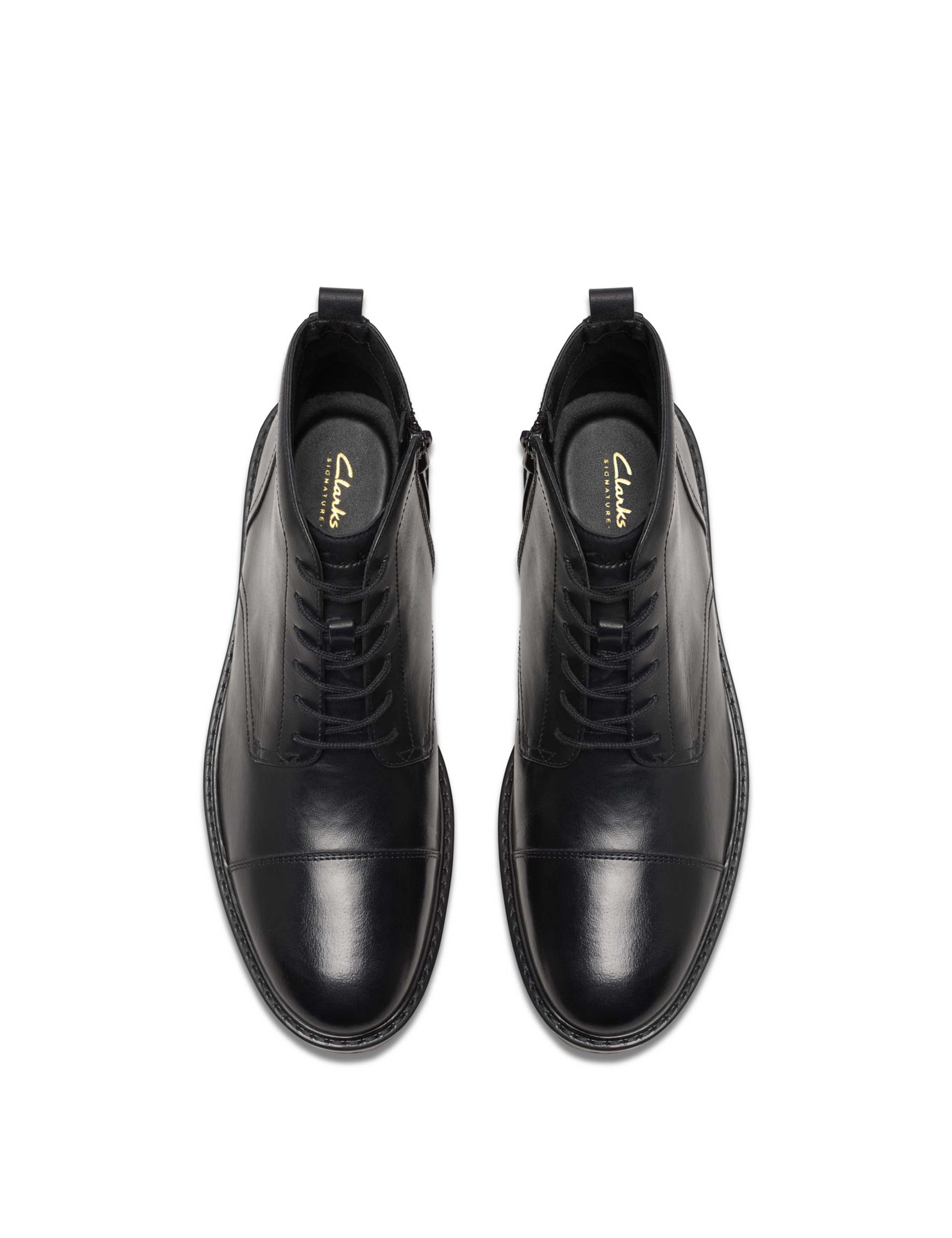Leather Side Zip Casual Boots 6 of 7