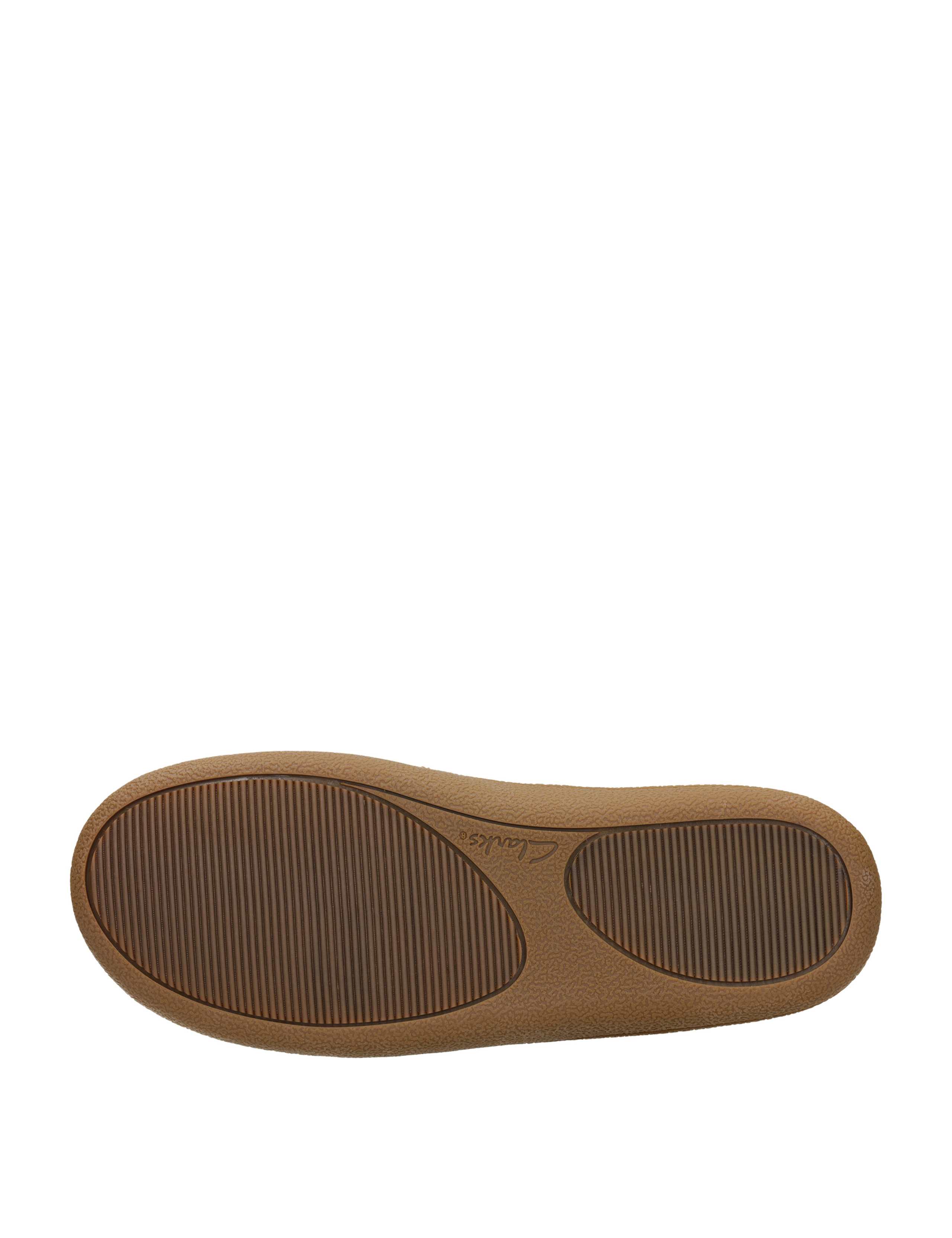 Suede Faux Fur Lined Moccasin Slippers 7 of 7