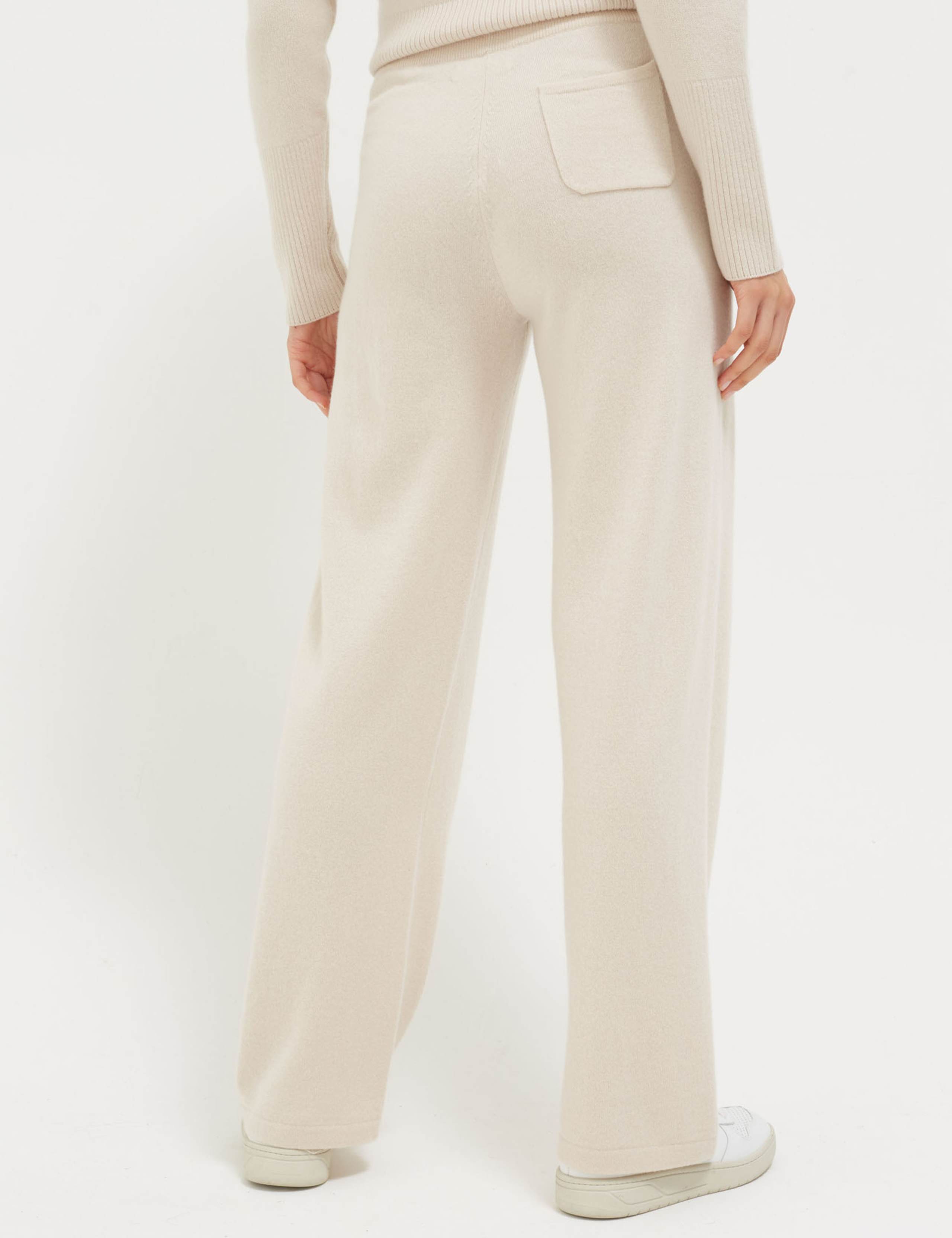 Pure Cashmere Wide Leg Joggers 3 of 3