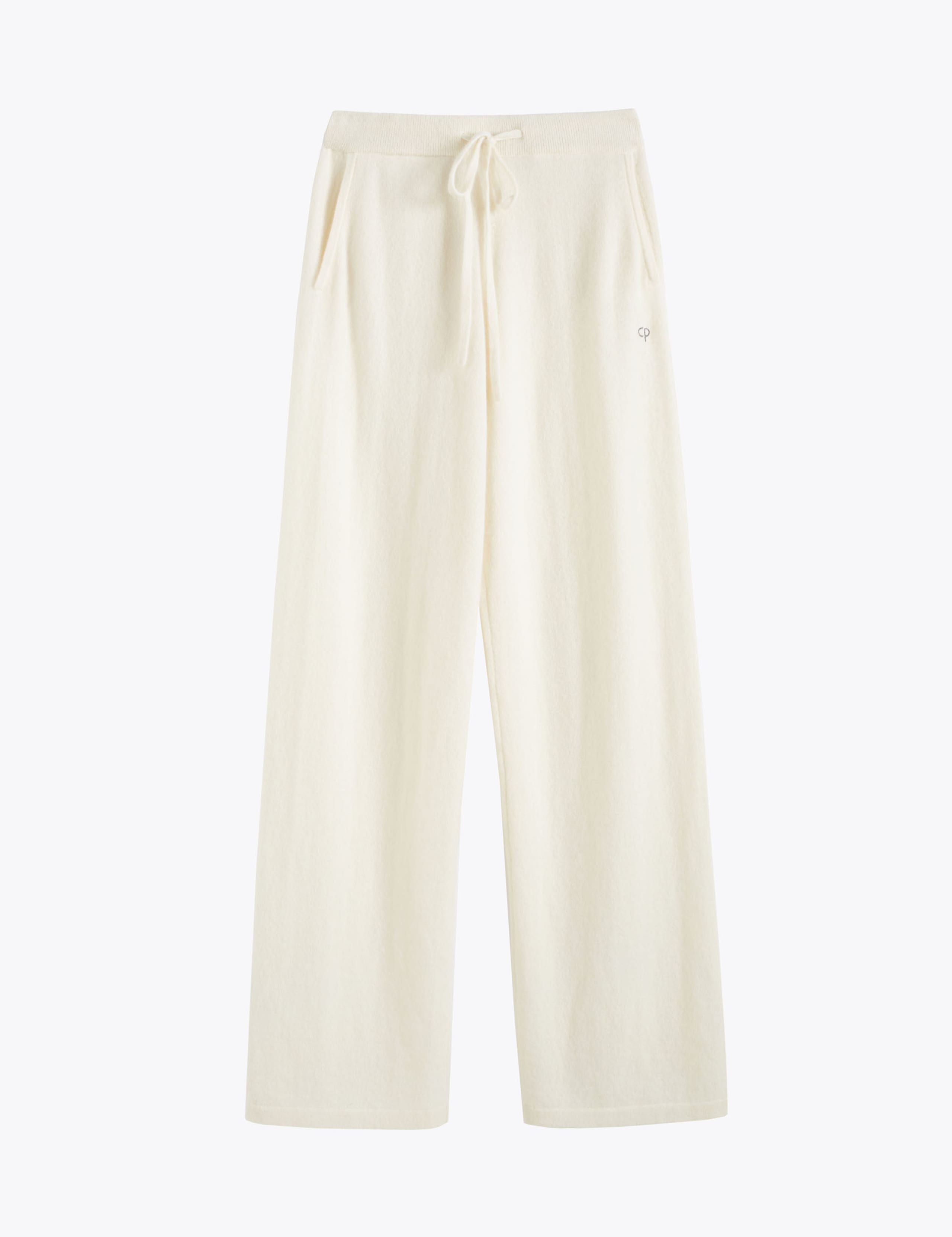 Pure Cashmere Wide Leg Joggers 2 of 3