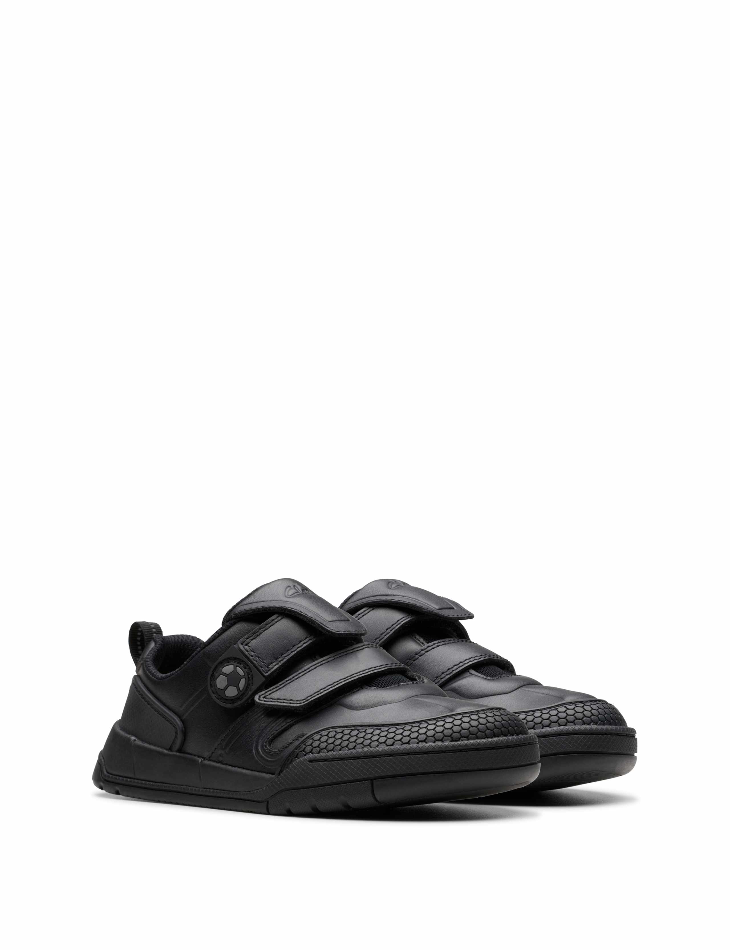 Kids' Leather Riptape Trainers (10 Small - 2½ Large) 5 of 8