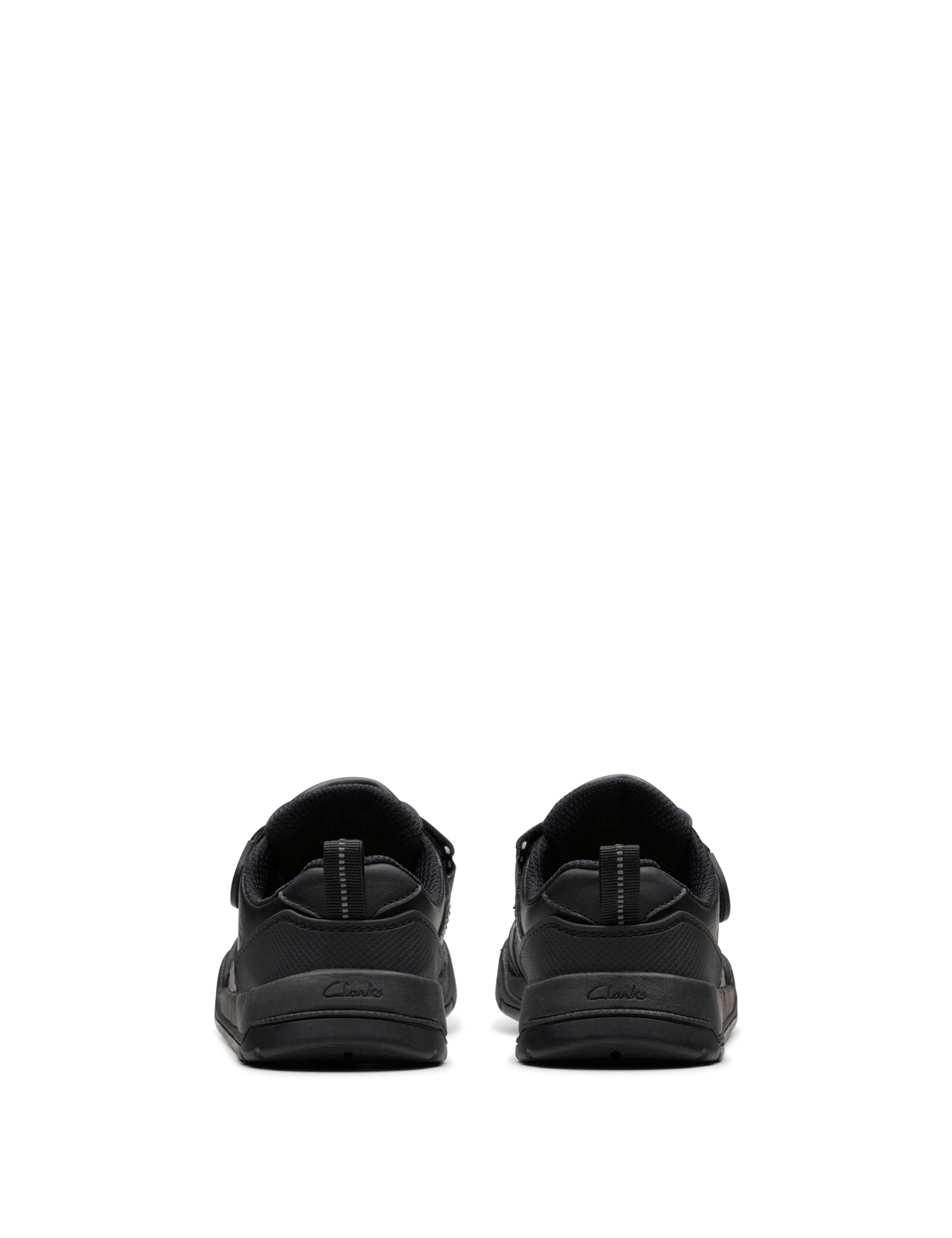 Kids' Leather Riptape Trainers (10 Small - 2½ Large) 6 of 8