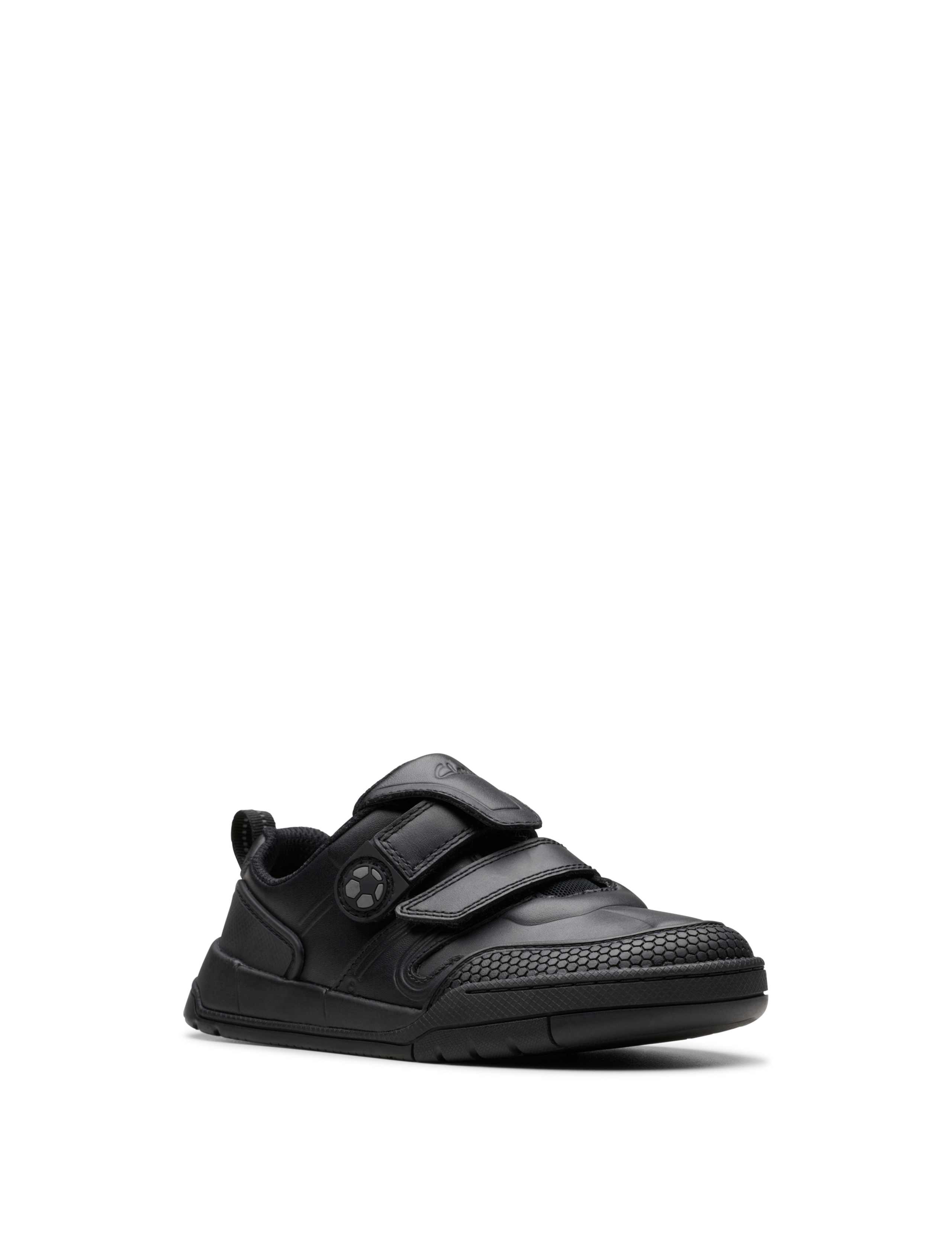 Kids' Leather Riptape Trainers (10 Small - 2½ Large) 7 of 8