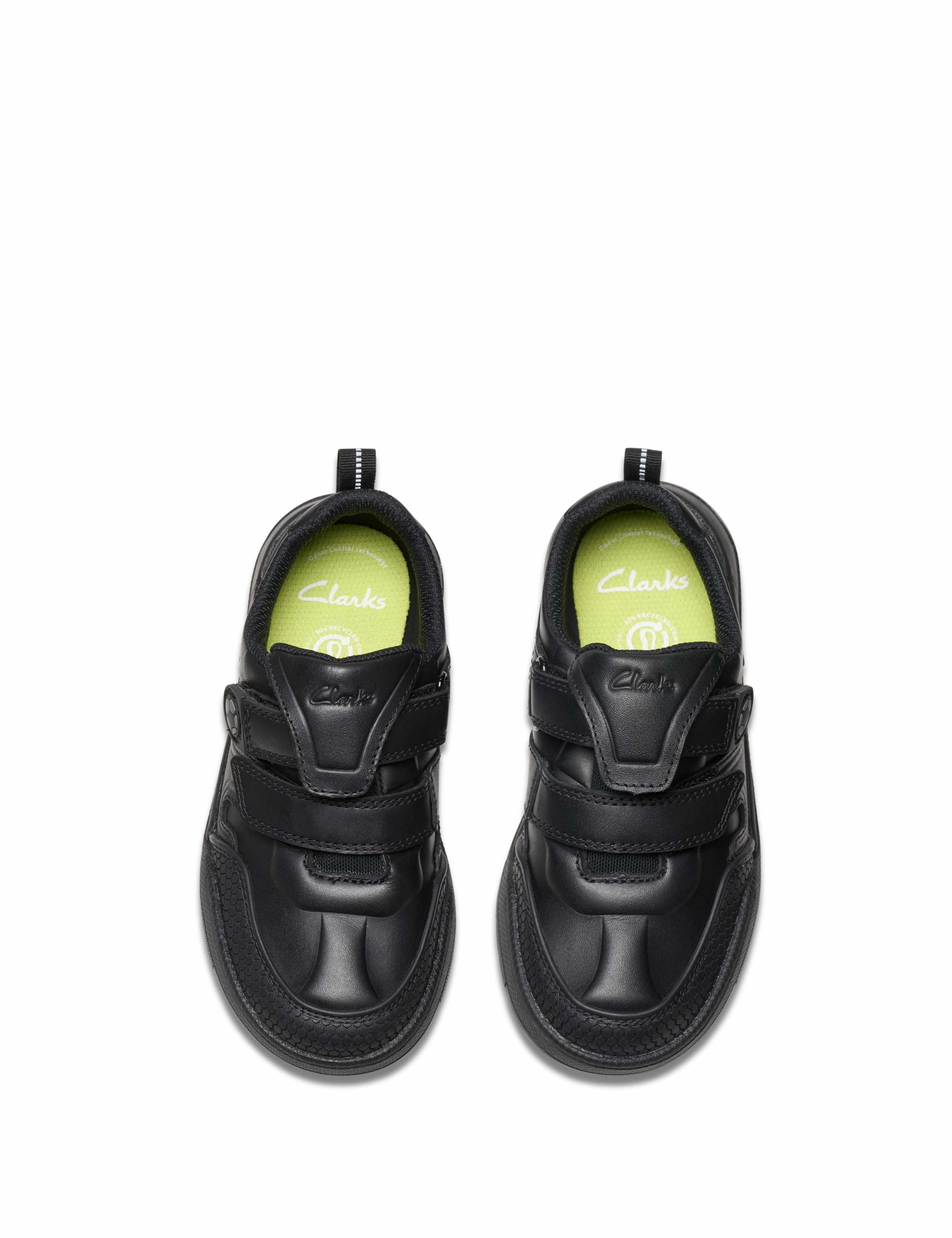 Kids' Leather Riptape Trainers (10 Small - 2½ Large) 2 of 8