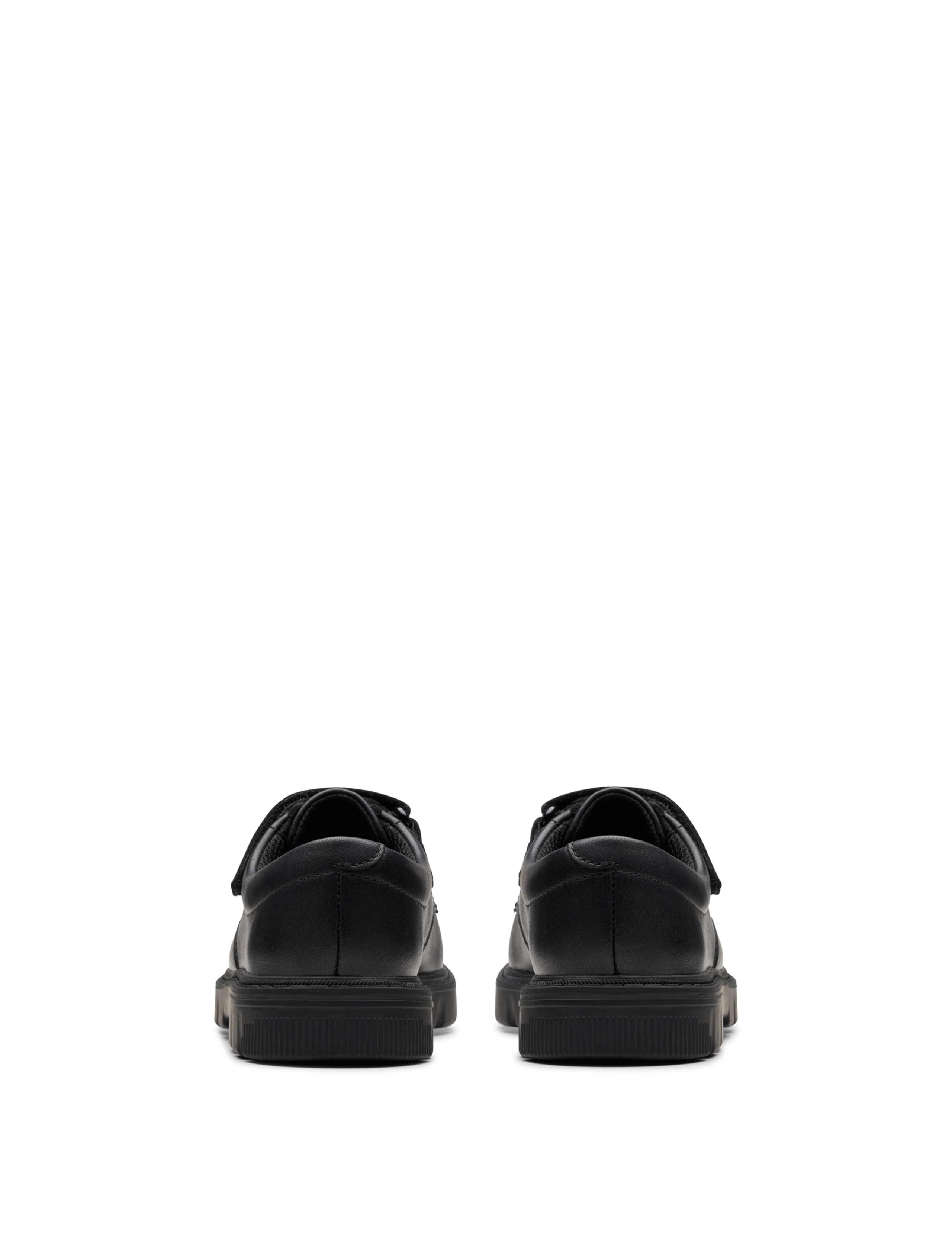 Kids' Leather Riptape School Shoes (10 Small - 2.5 Large) 6 of 7