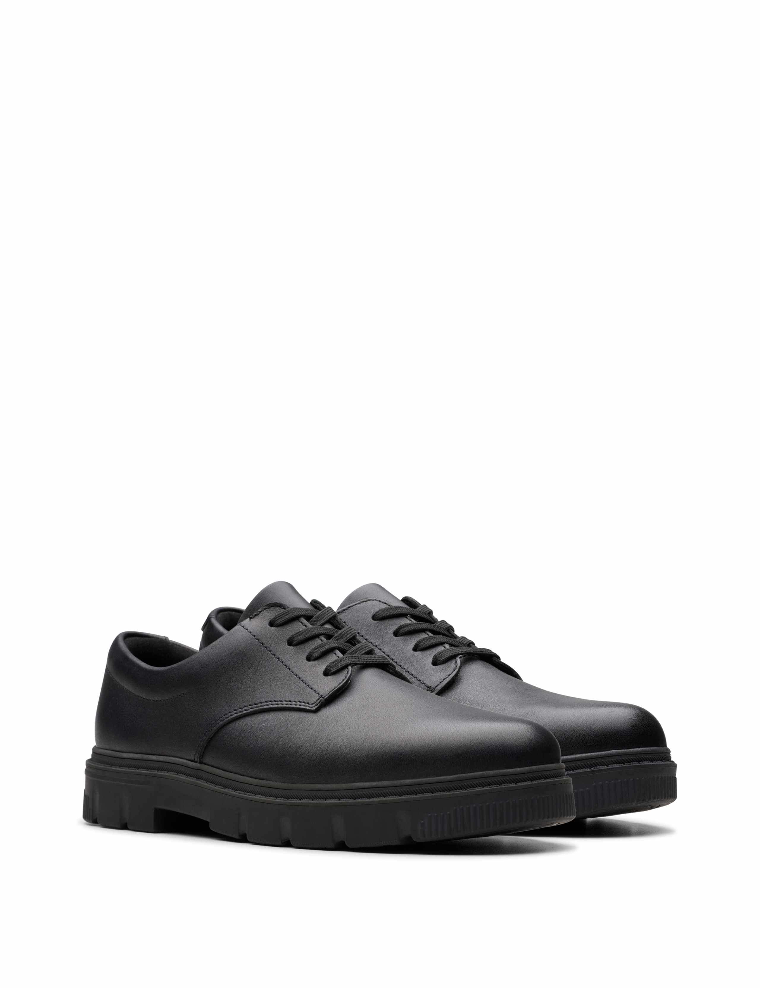 Kids' Leather Lace Shoes (3 Large - 9½ Large) 5 of 7