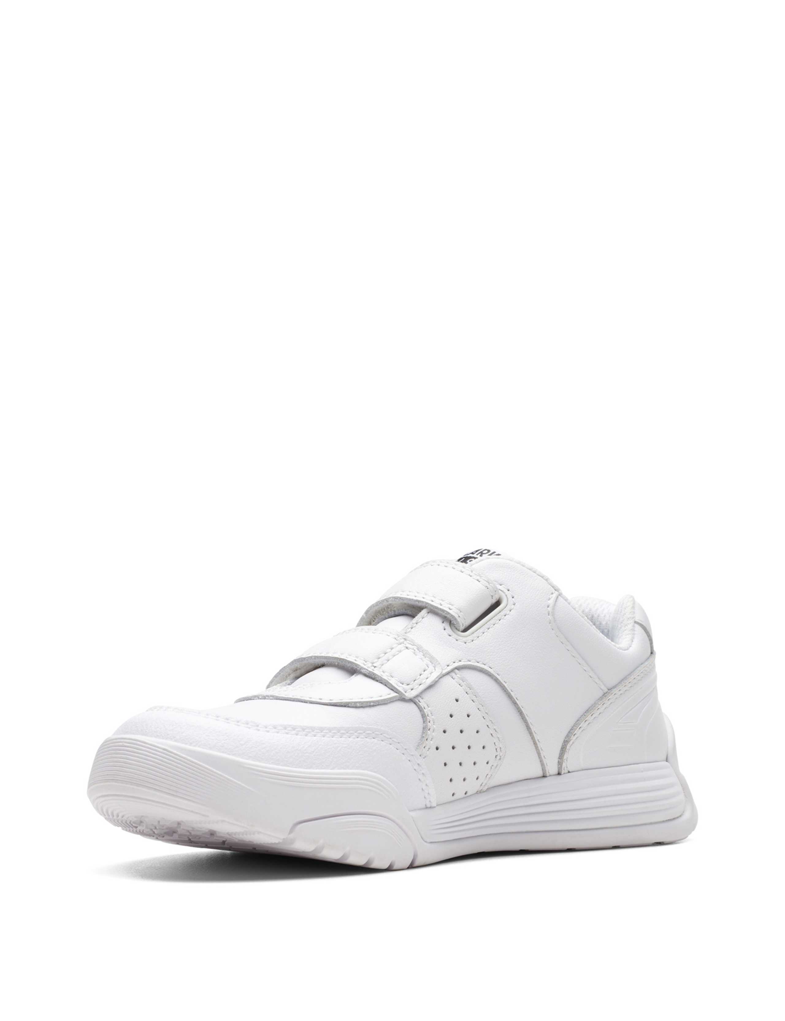 Kids' Leather Riptape Trainers (7 Small - 2.5 Large) 4 of 8
