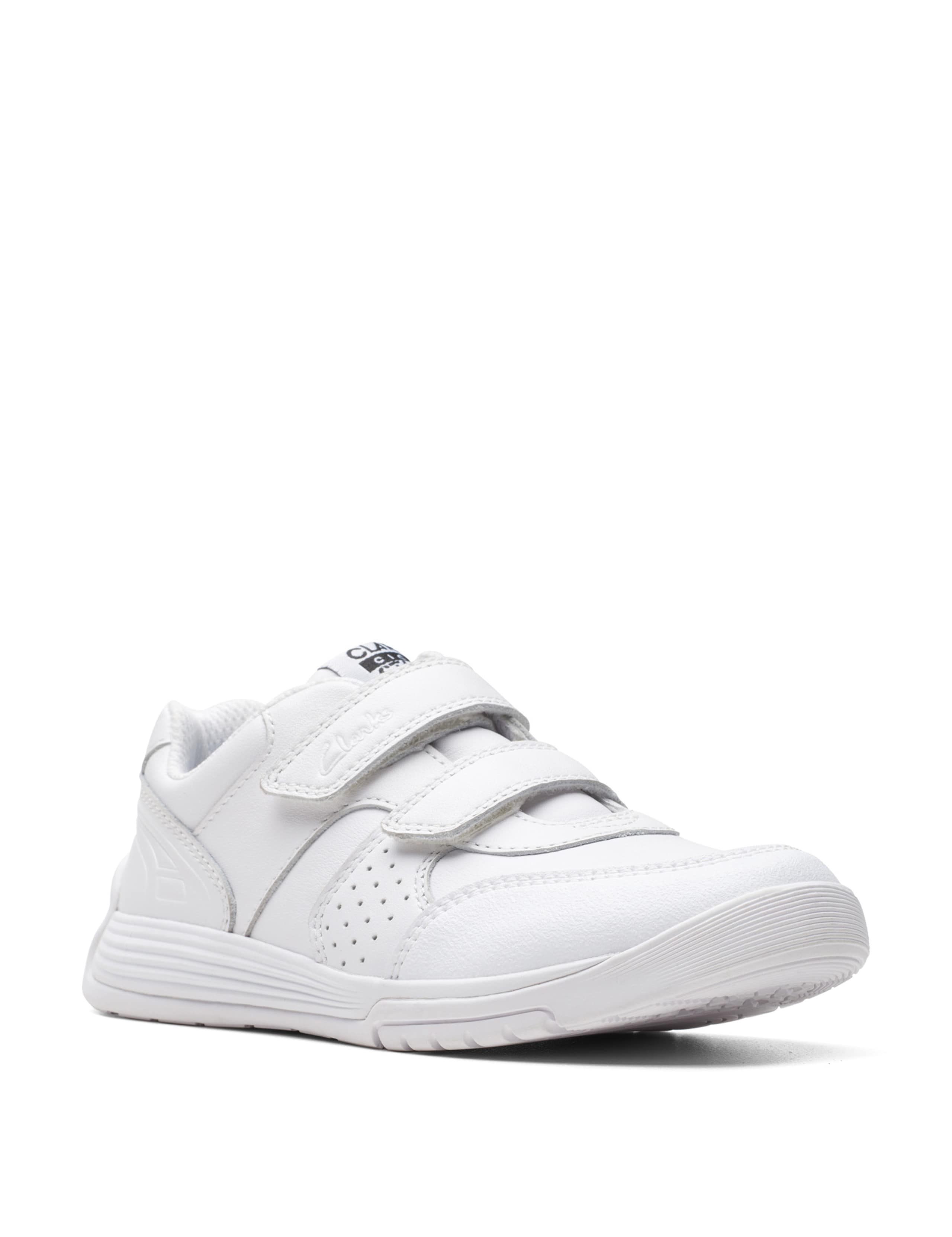Kids' Leather Riptape Trainers (7 Small - 2.5 Large) 2 of 8