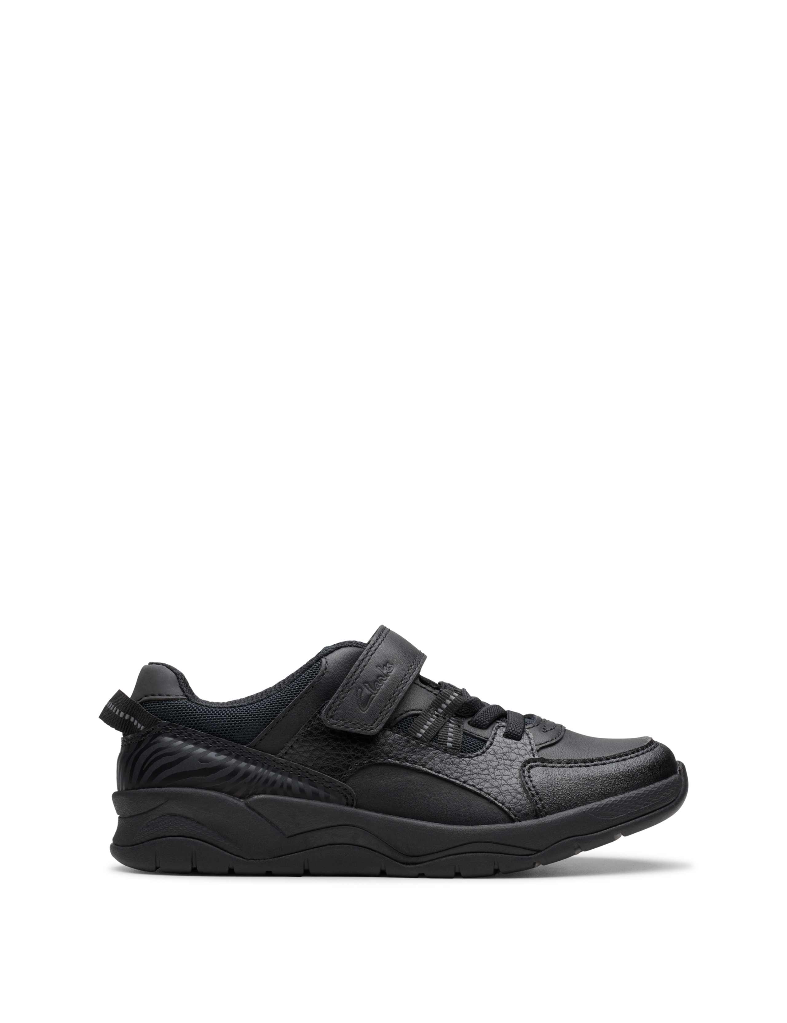 Kids' Leather Riptape Trainers (7 Small - 4 Large) 1 of 8
