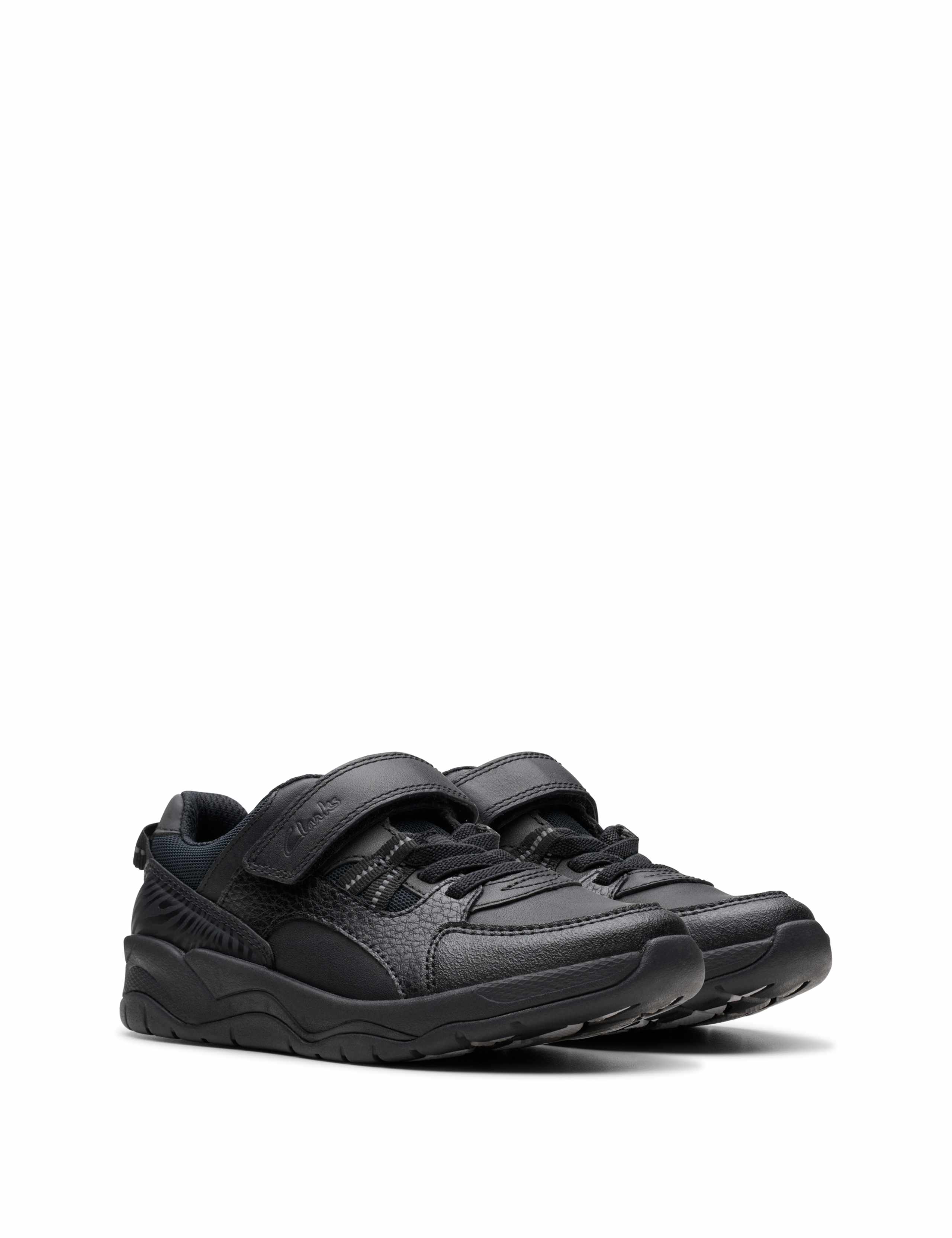 Kids' Leather Riptape Trainers (7 Small - 4 Large) 5 of 8