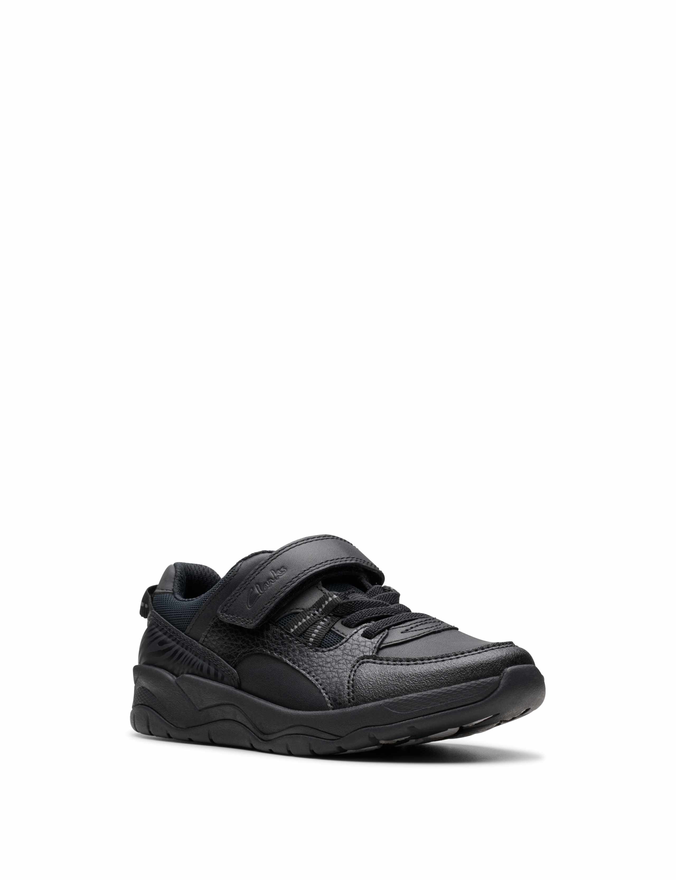 Kids' Leather Riptape Trainers (7 Small - 4 Large) 6 of 8