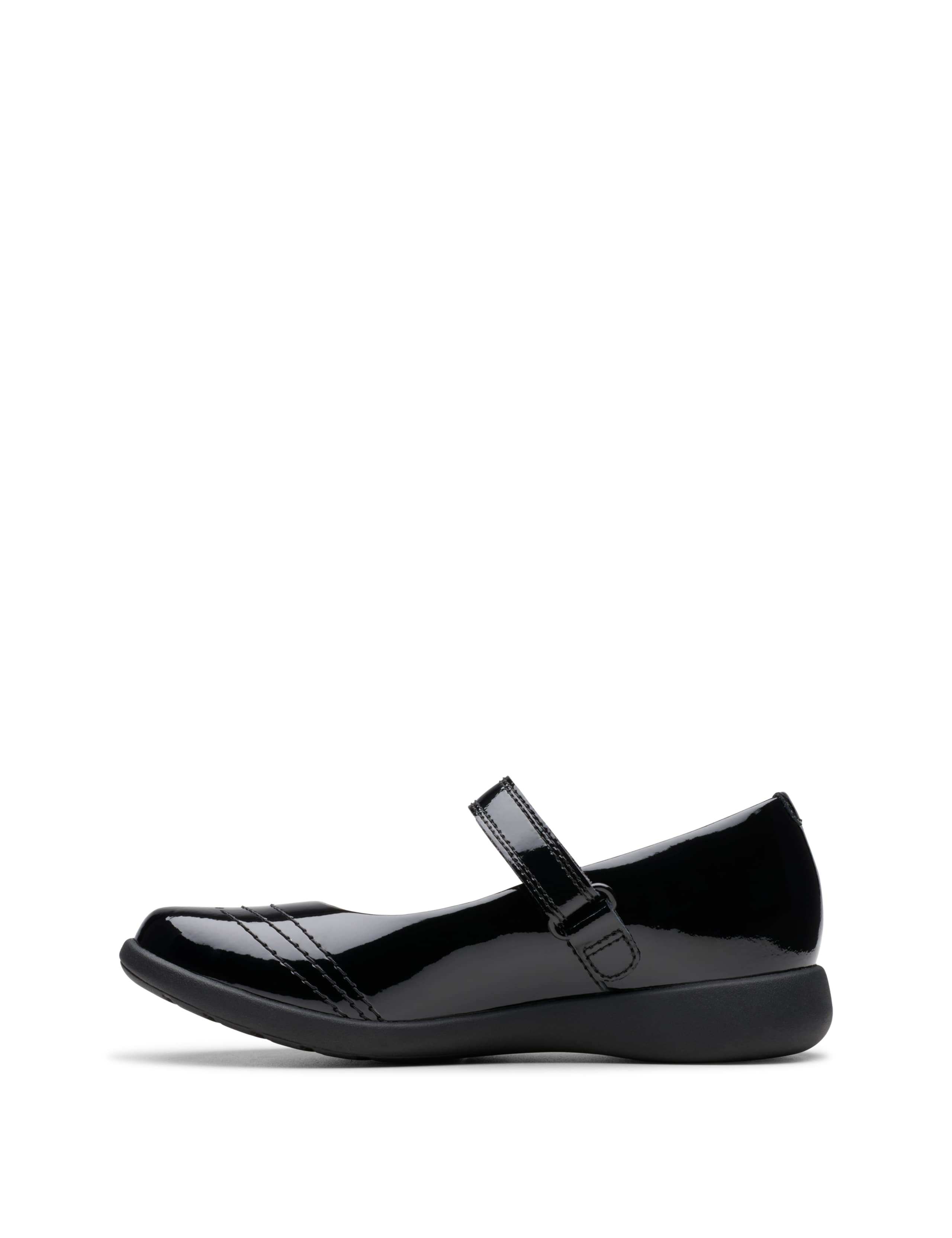 Kids' Patent Leather Riptape Mary Jane Shoes (10 Small - 2.5 Large) 3 of 8
