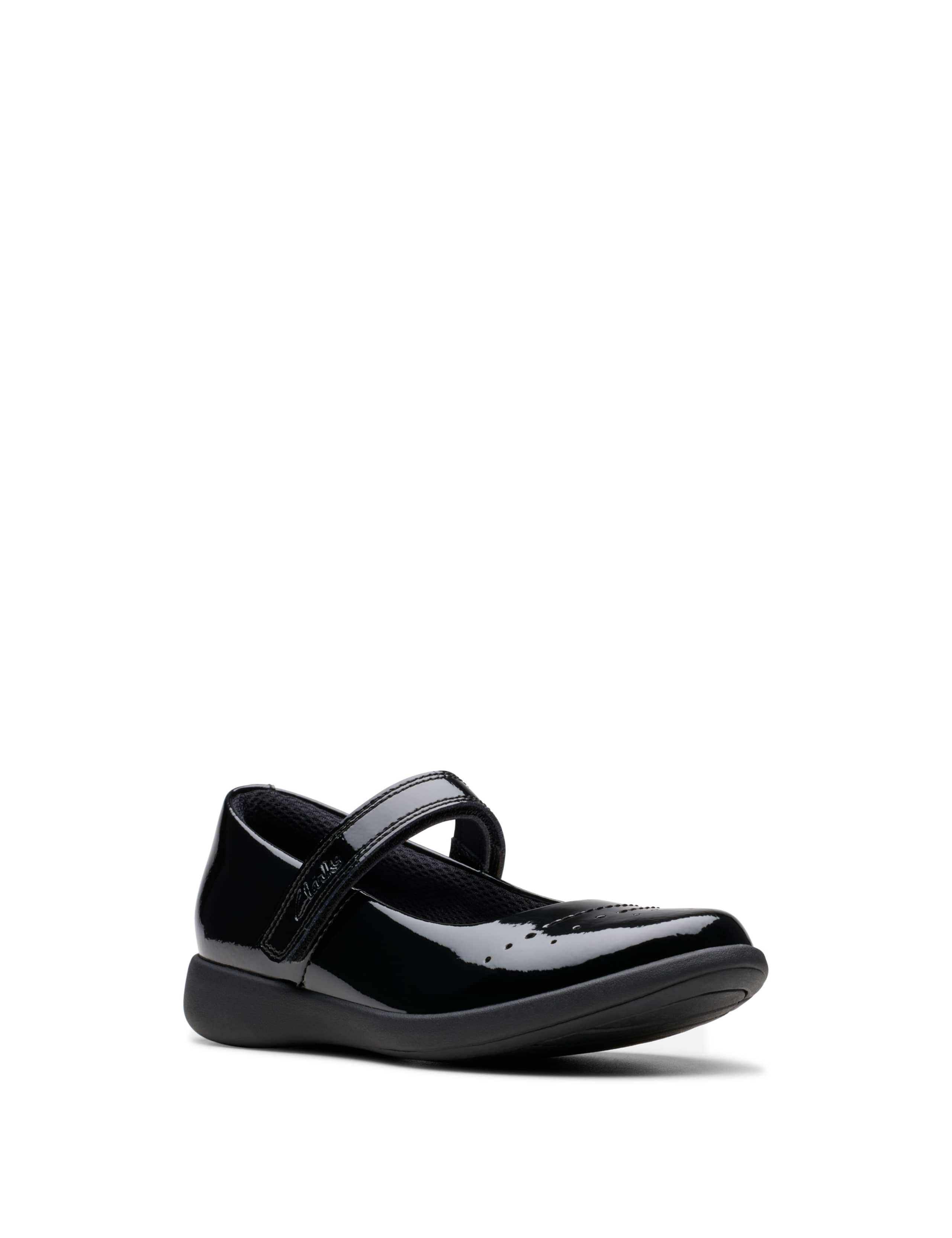 Kids' Patent Leather Riptape Mary Jane Shoes (10 Small - 2.5 Large) 7 of 8
