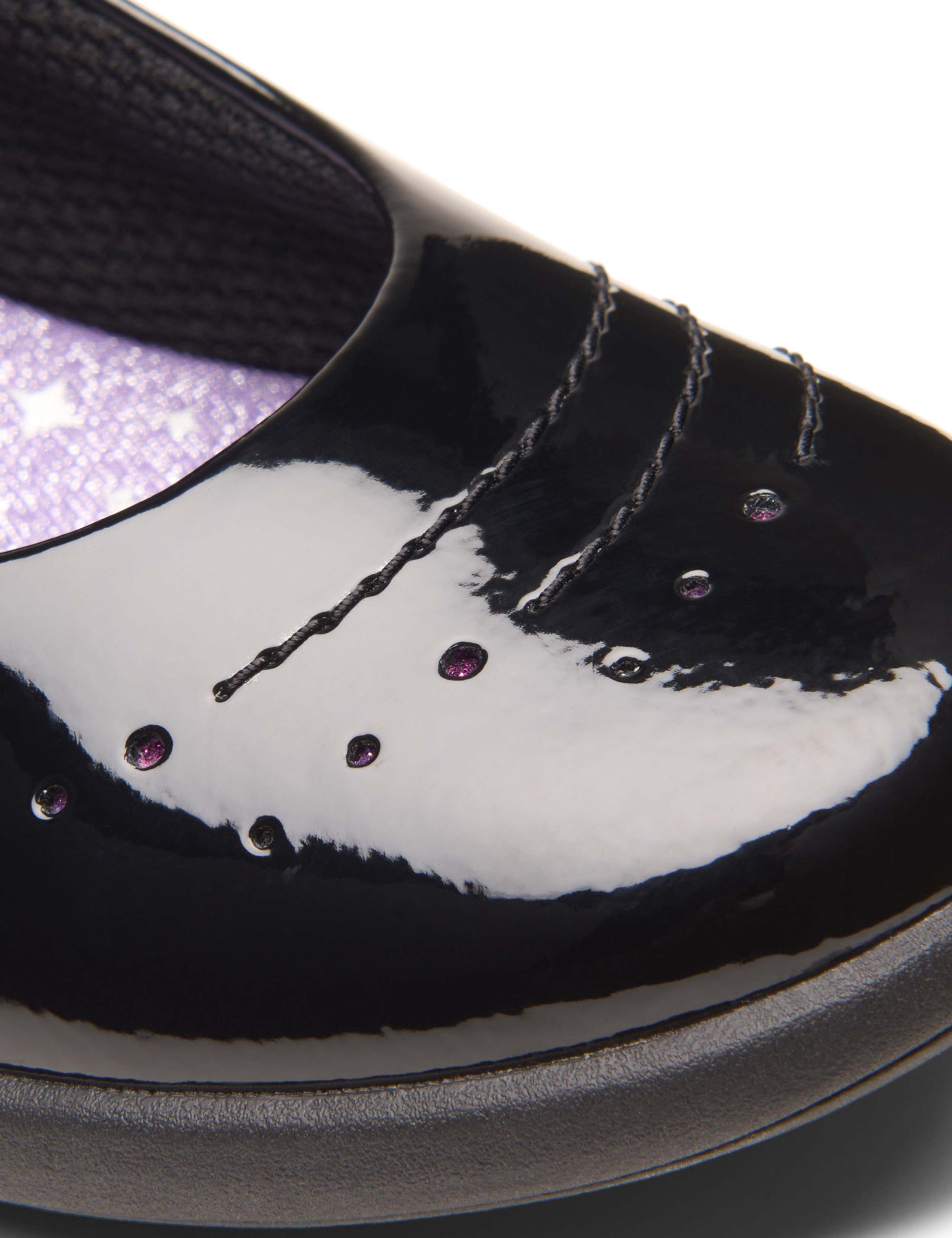 Kids' Patent Leather Riptape Mary Jane Shoes (10 Small - 2.5 Large) 8 of 8