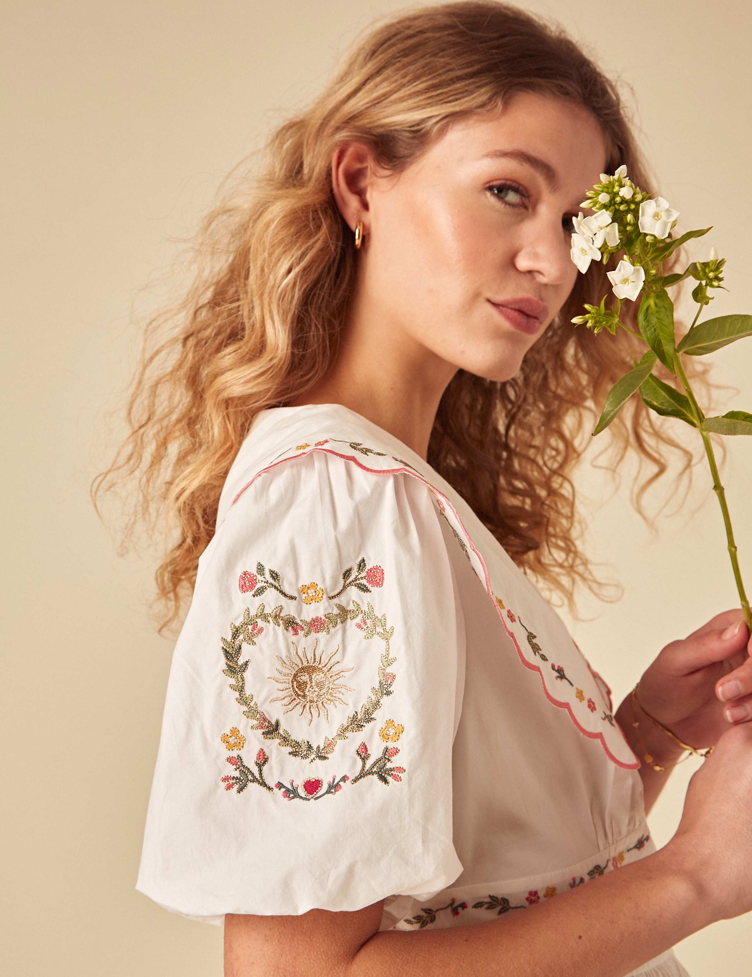Pure Cotton Collared Mini Shirt Dress 4 of 4