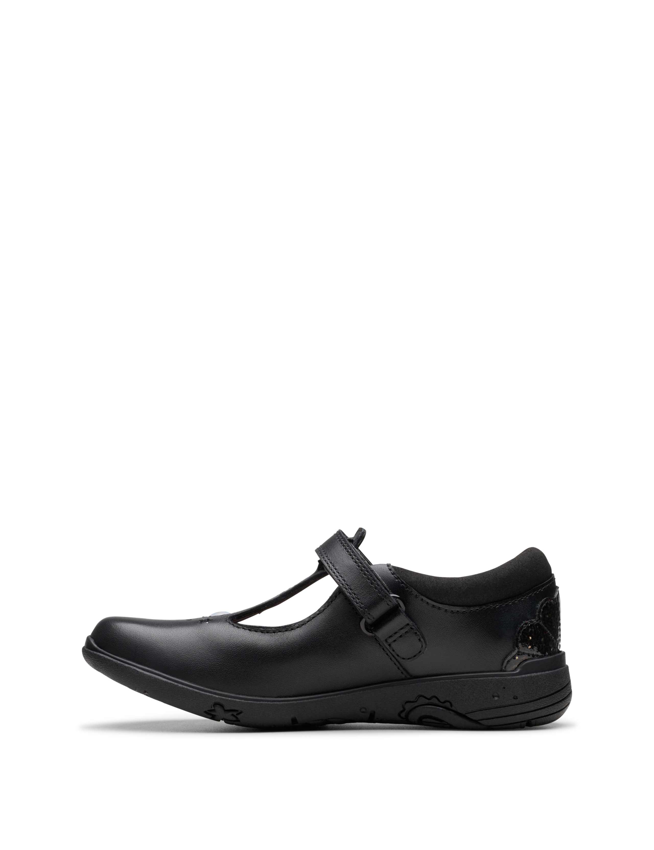 Kids' Leather T Bar Shoes (8 Small - 2½ Large) 3 of 8