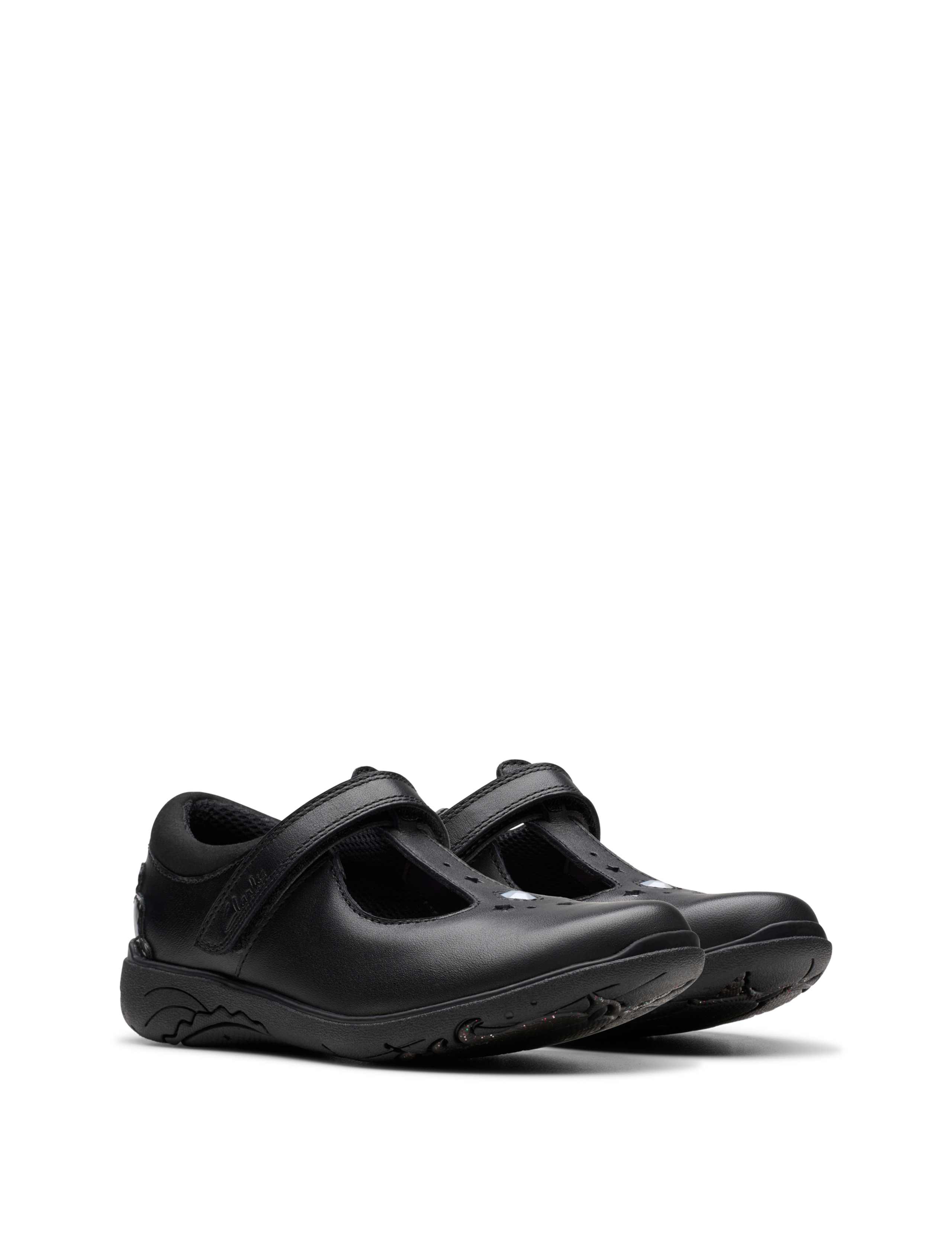 Kids' Leather T Bar Shoes (8 Small - 2½ Large) 5 of 8