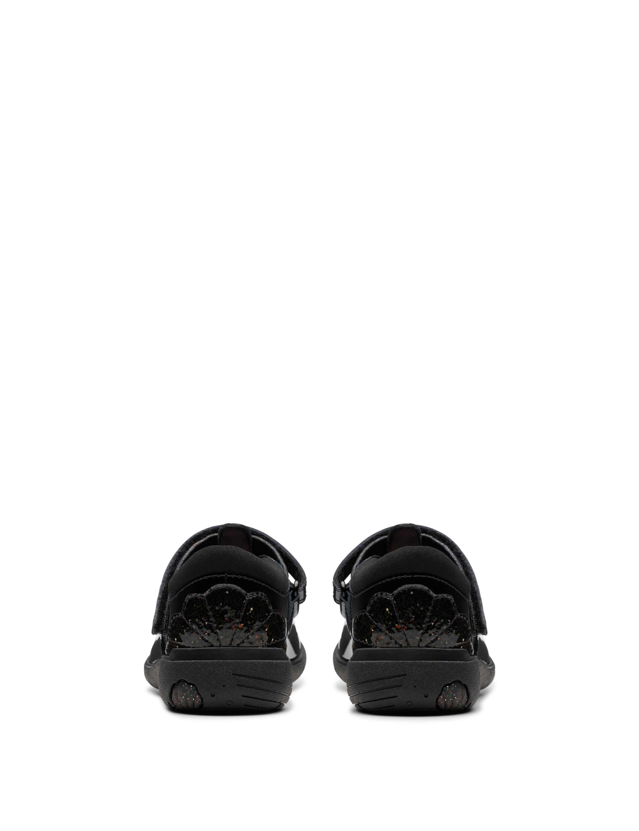 Kids' Leather Riptape T Bar Shoes (7 Small - 2½ Large) 6 of 8