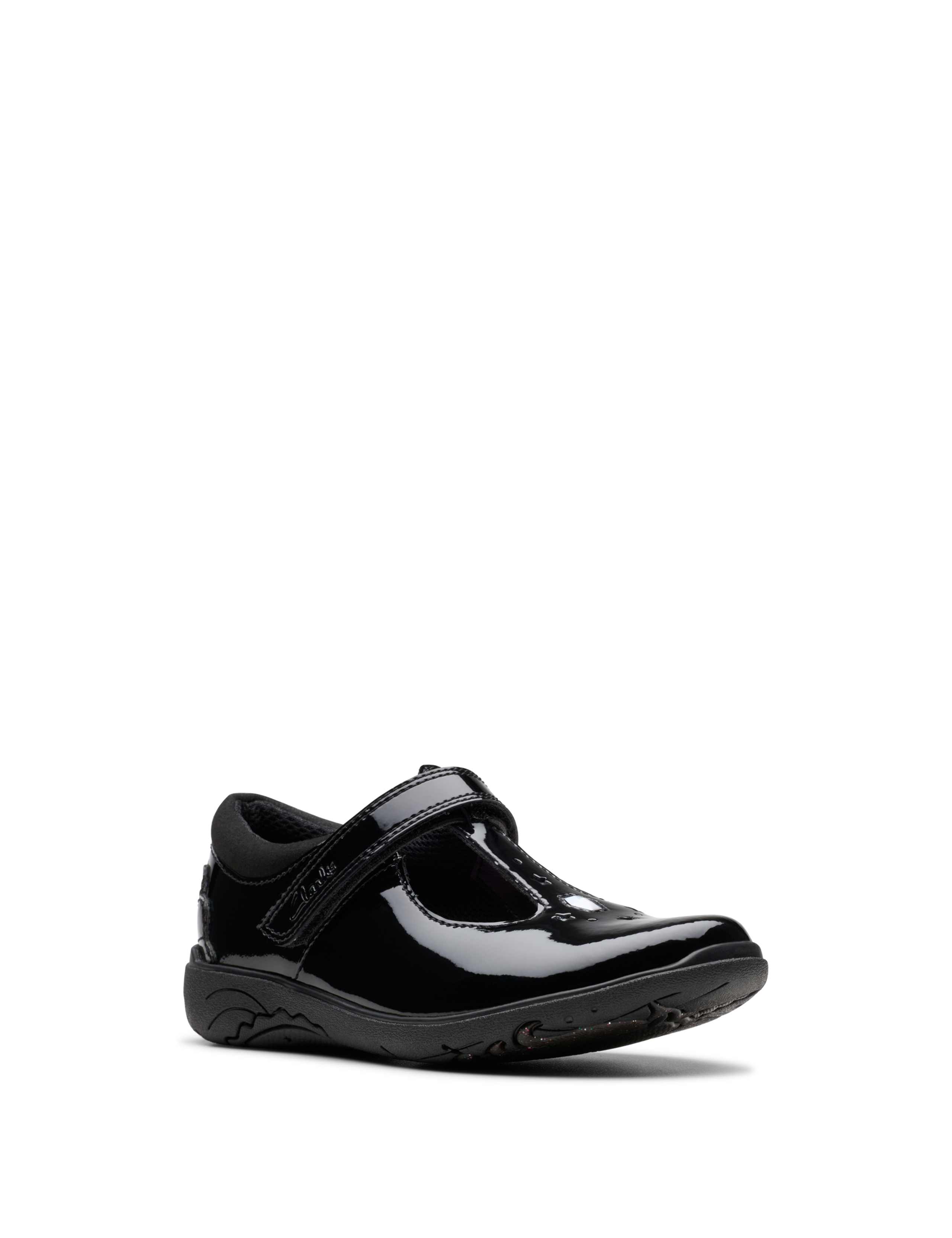 Kids' Leather Riptape T Bar Shoes (7 Small - 2½ Large) 7 of 8