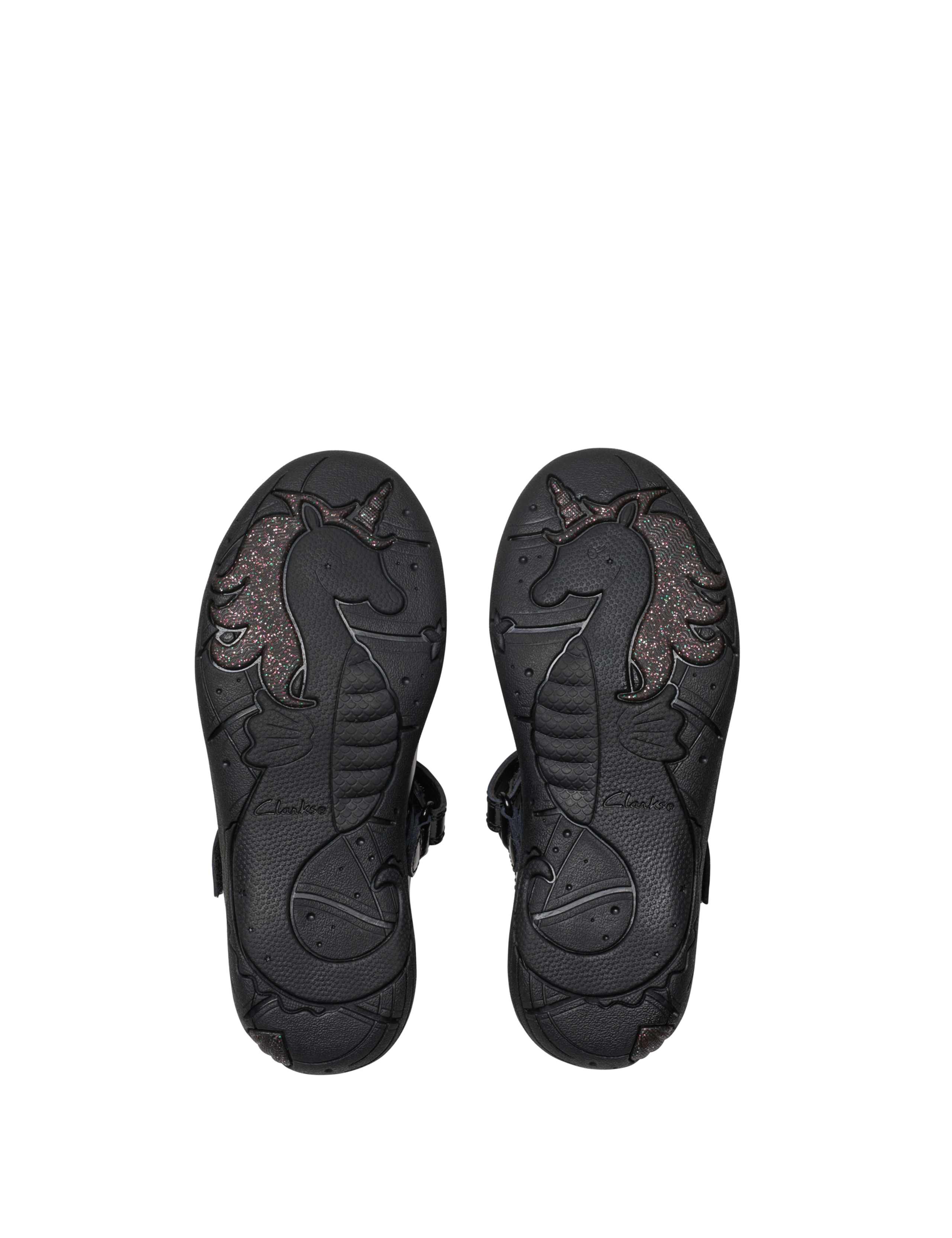 Kids' Leather Riptape T Bar Shoes (7 Small - 2½ Large) 8 of 8