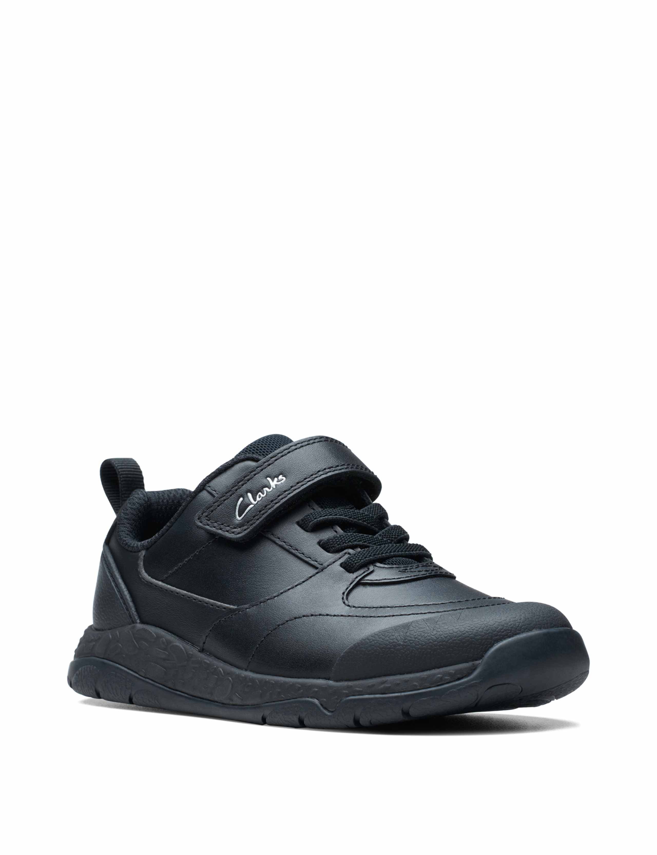 Kids' Leather Riptape Trainers (7 Small - 2.5 Large) 2 of 8