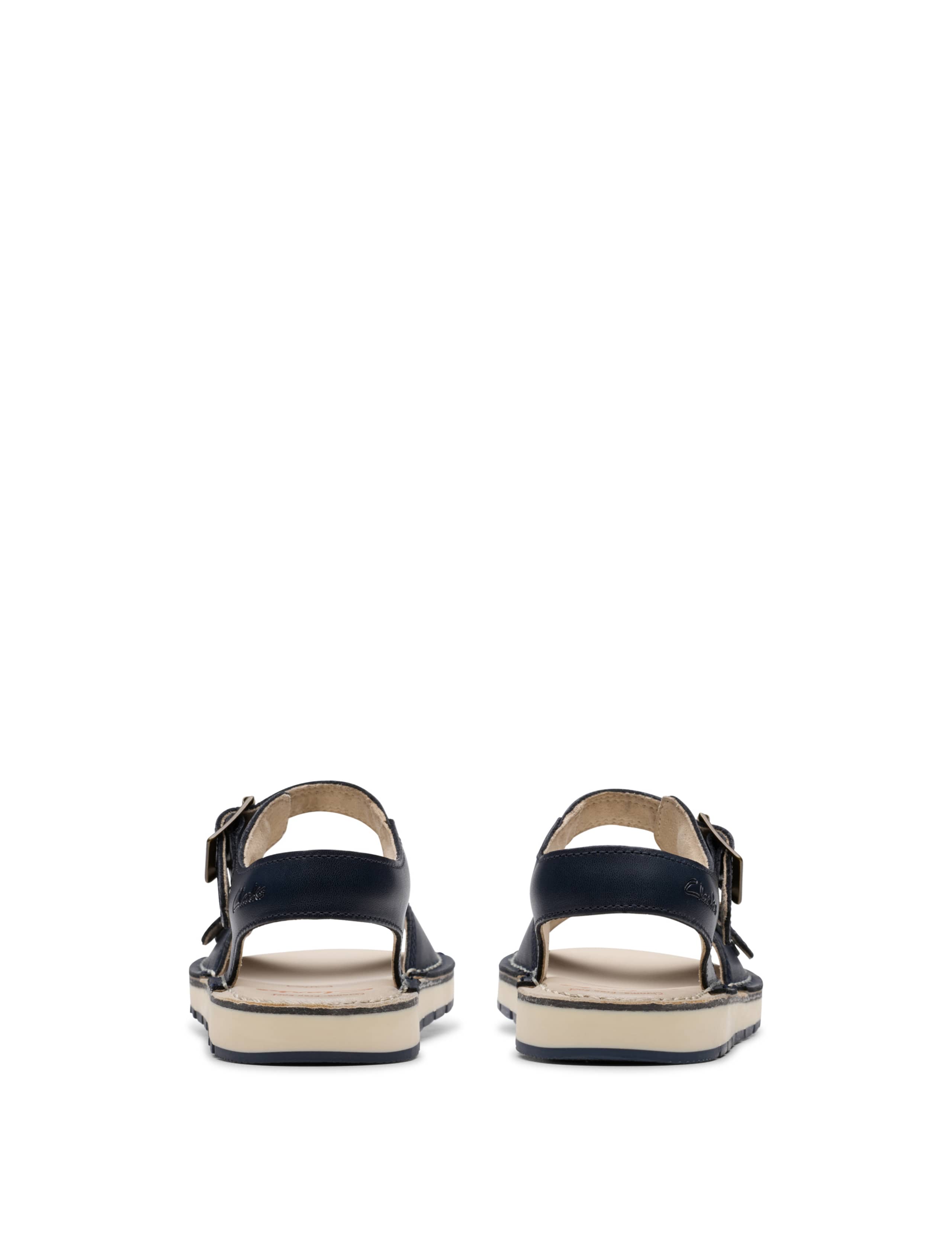 Leather Flat Sandals 5 of 7