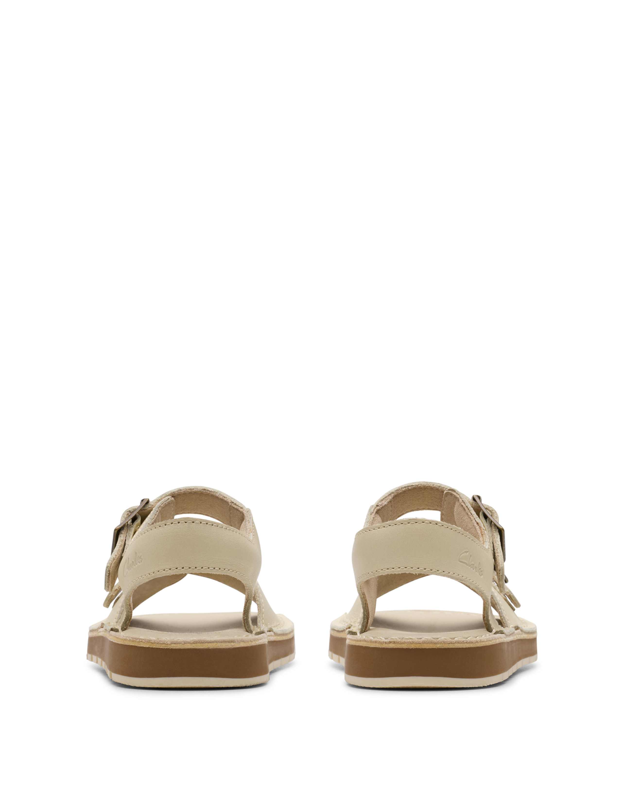 Leather Flat Sandals 7 of 7