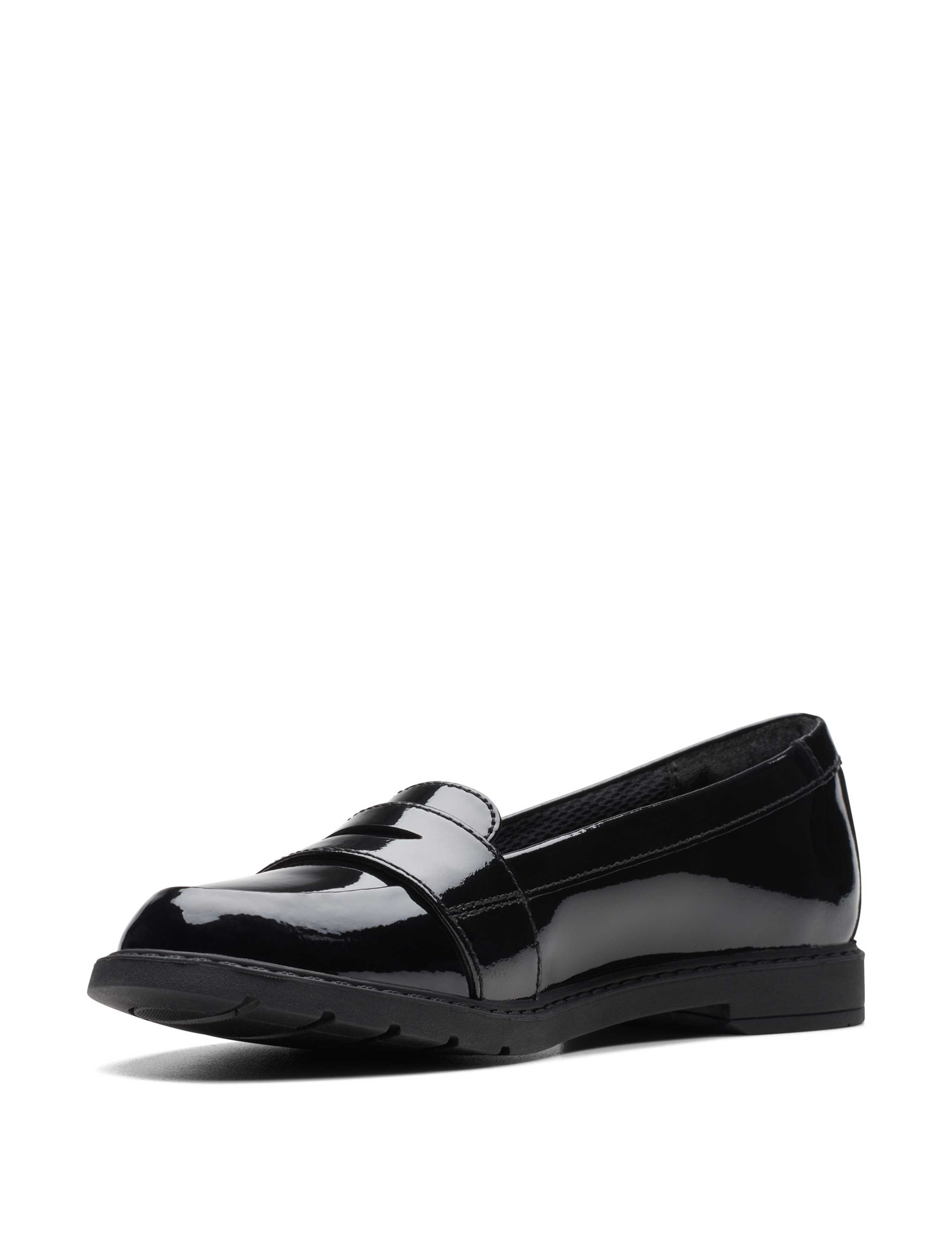 Kids' Patent Leather Slip-On Loafers (13 Small - 2½ Large) 3 of 8