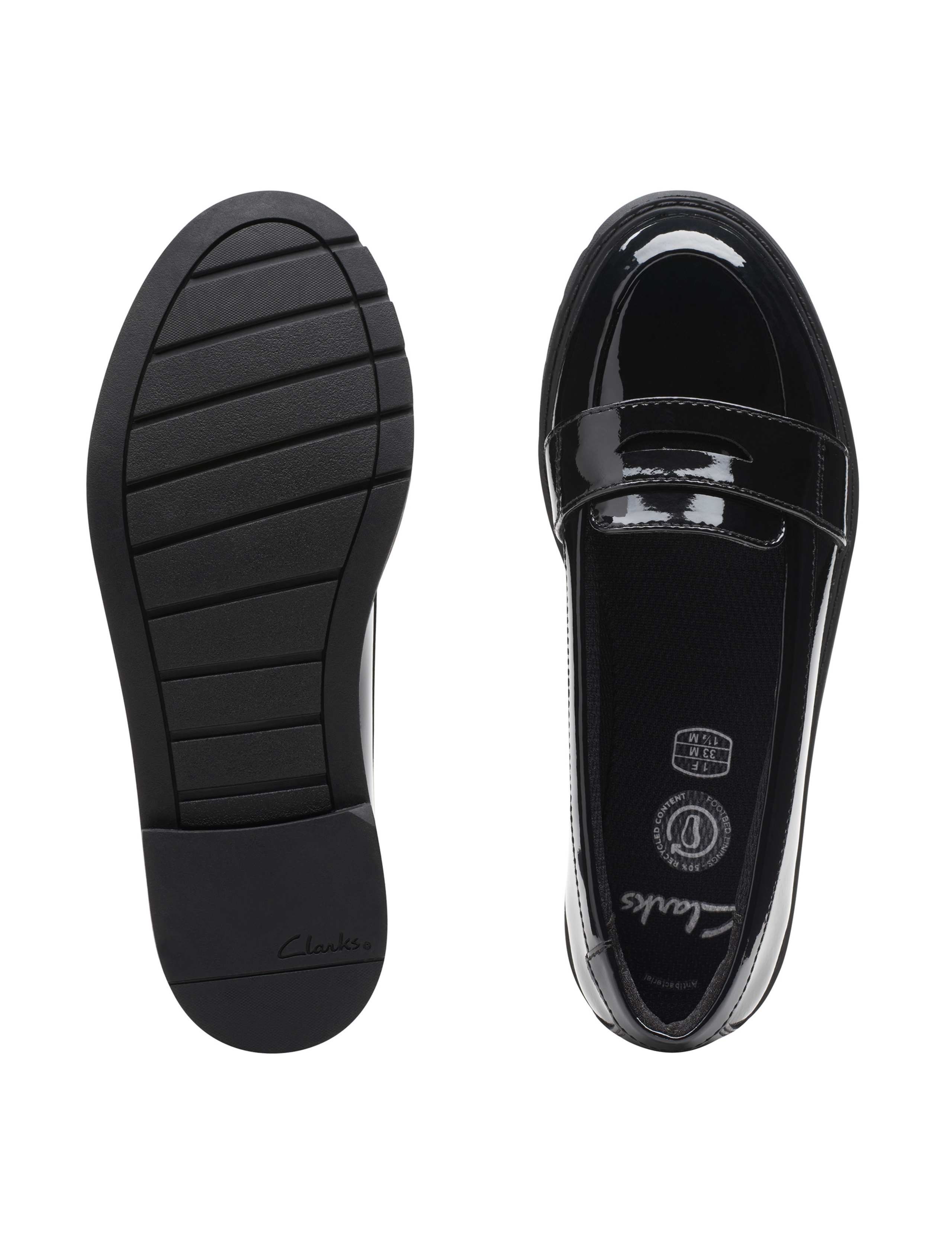 Kids' Patent Leather Slip-On Loafers (13 Small - 2½ Large) 5 of 8