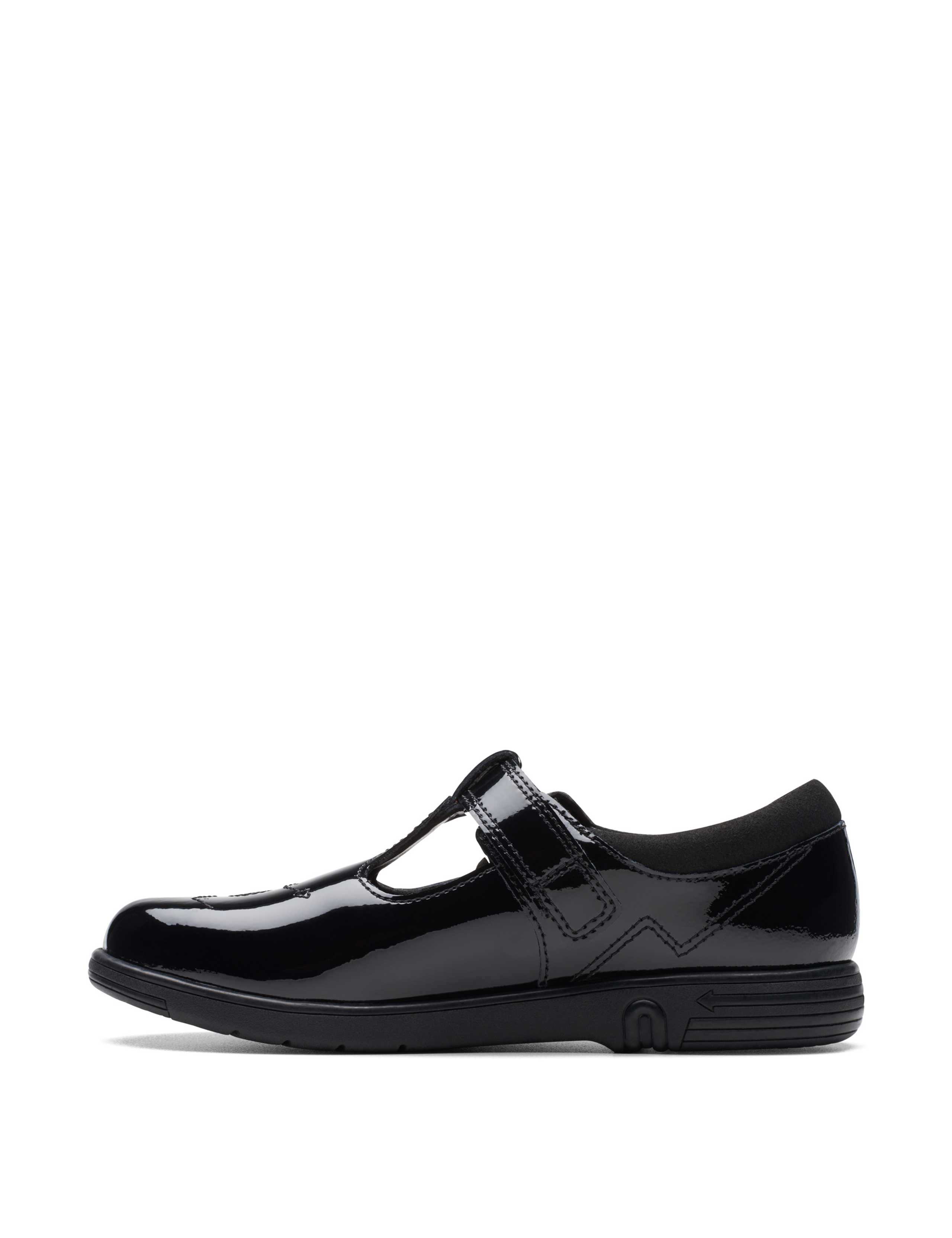 Kids' Patent Leather Riptape T-Bar Shoes (8 Small - 4 Large) 6 of 7