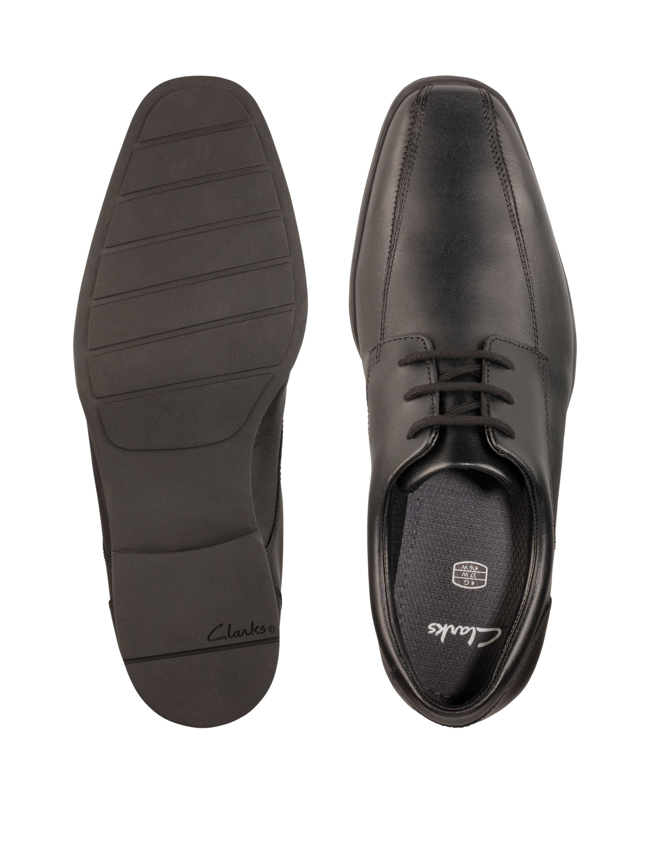 Kids' Leather Lace School Shoes (3 Small - 9 Small) 4 of 6