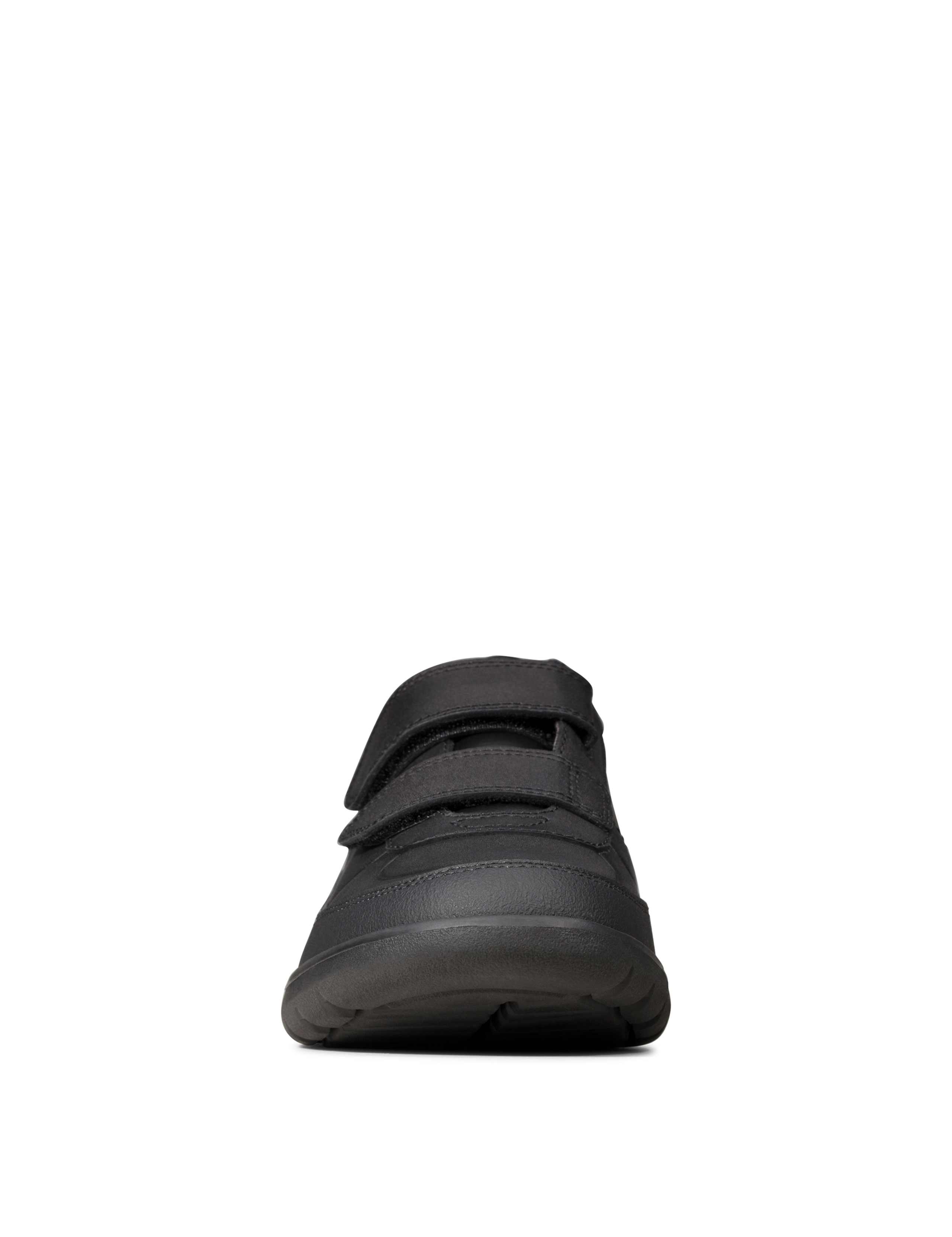 Kids' Leather Riptape School Shoes (3 Small - 9 Small) 4 of 7