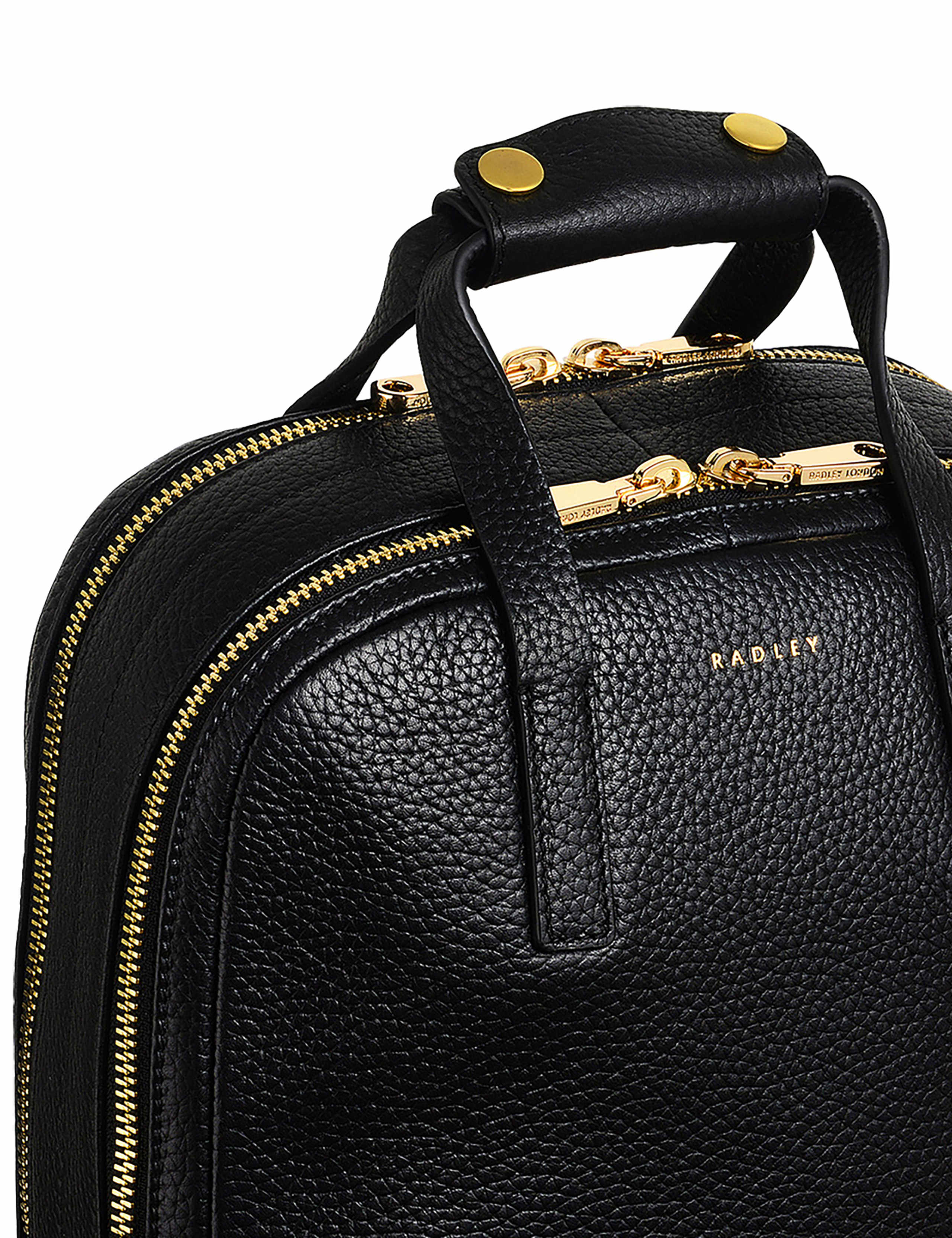 Dukes Place Icon Leather Zip Backpack 4 of 4