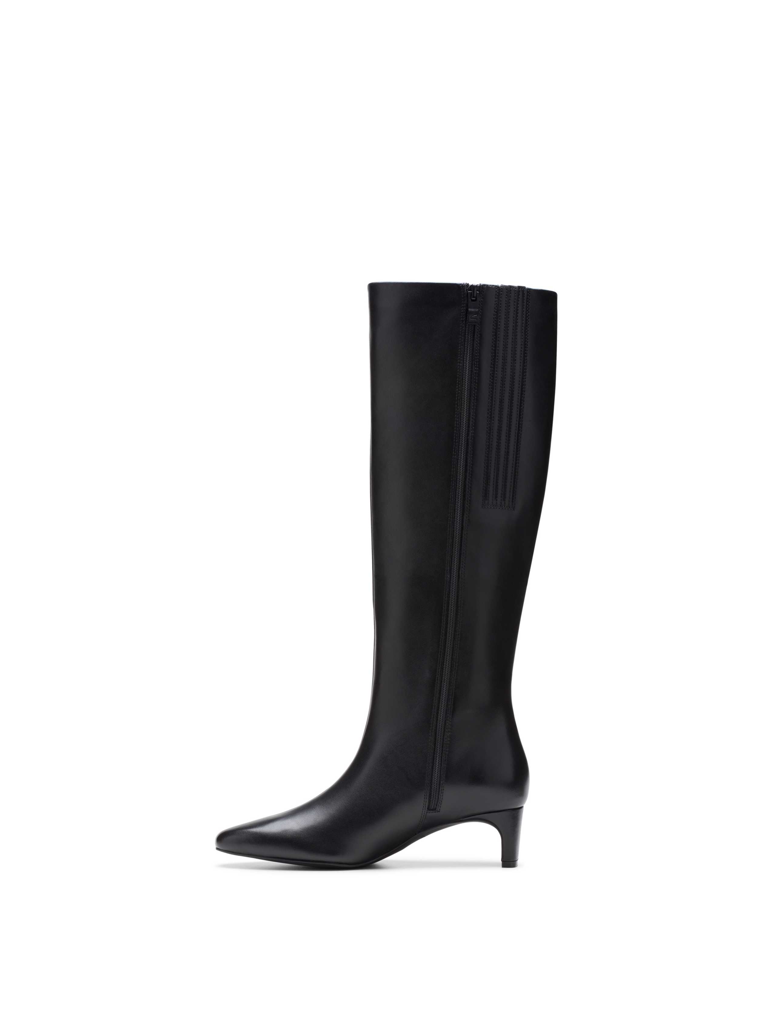 Leather Stiletto Heel Knee High Boots 3 of 7