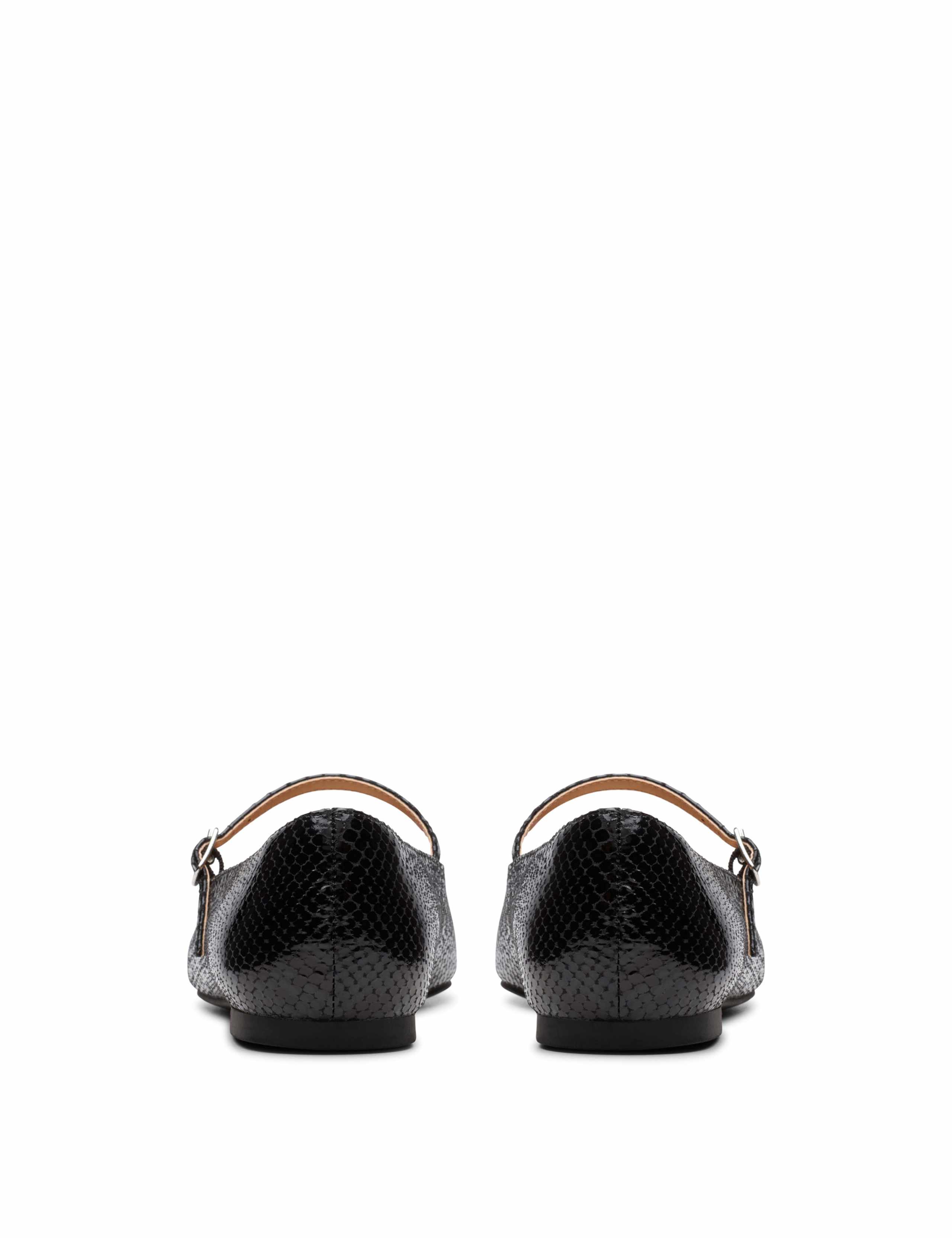 Patent Croc Buckle Mary Jane Ballet Pumps 5 of 7