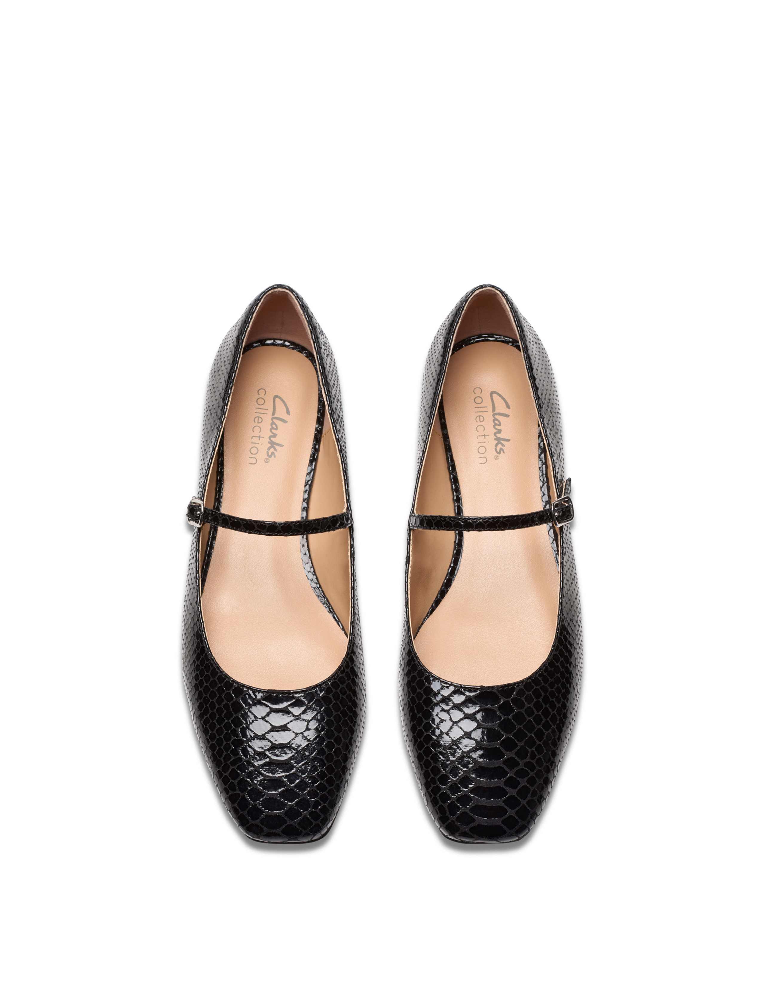 Patent Croc Buckle Mary Jane Ballet Pumps 6 of 7