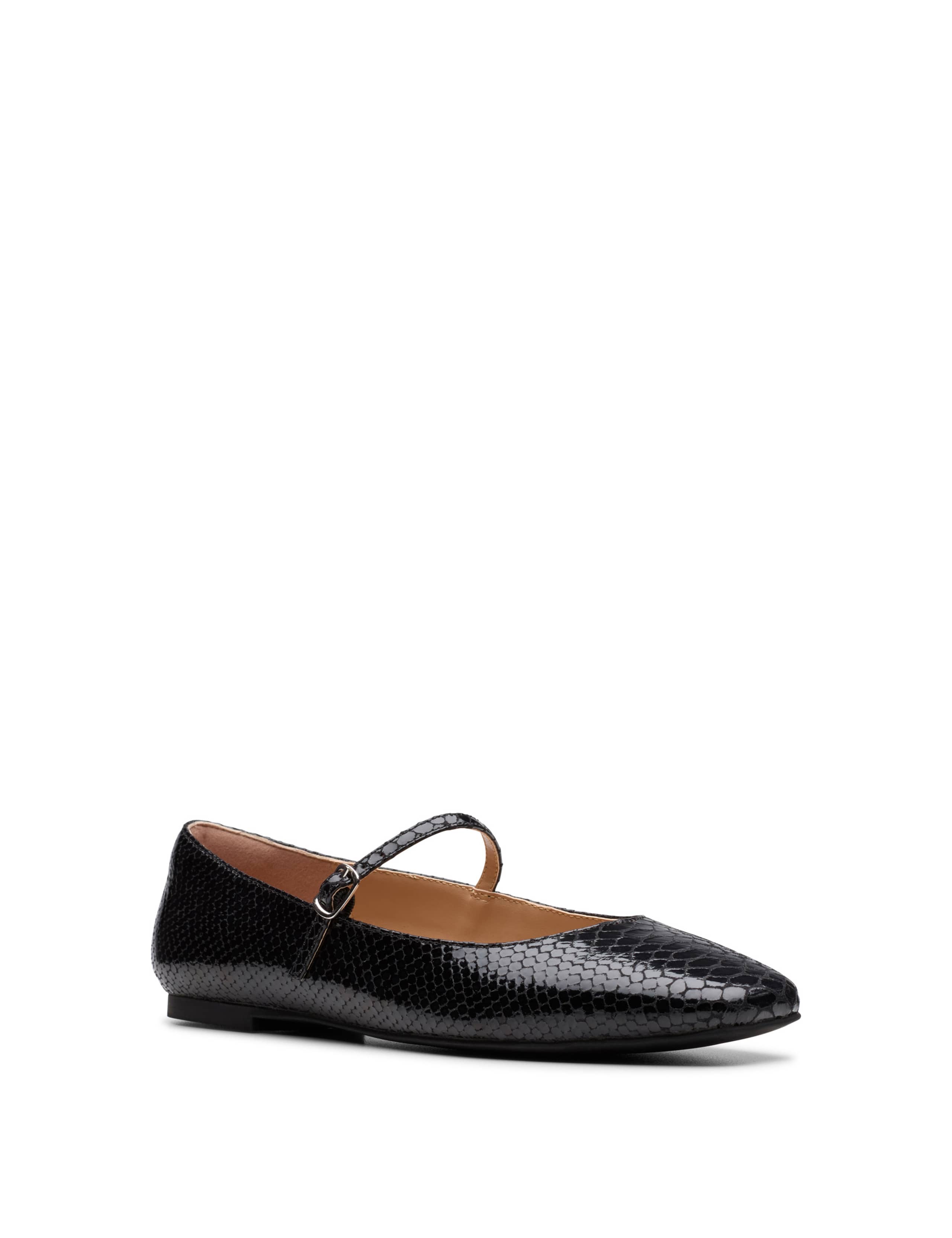 Patent Croc Buckle Mary Jane Ballet Pumps 7 of 7