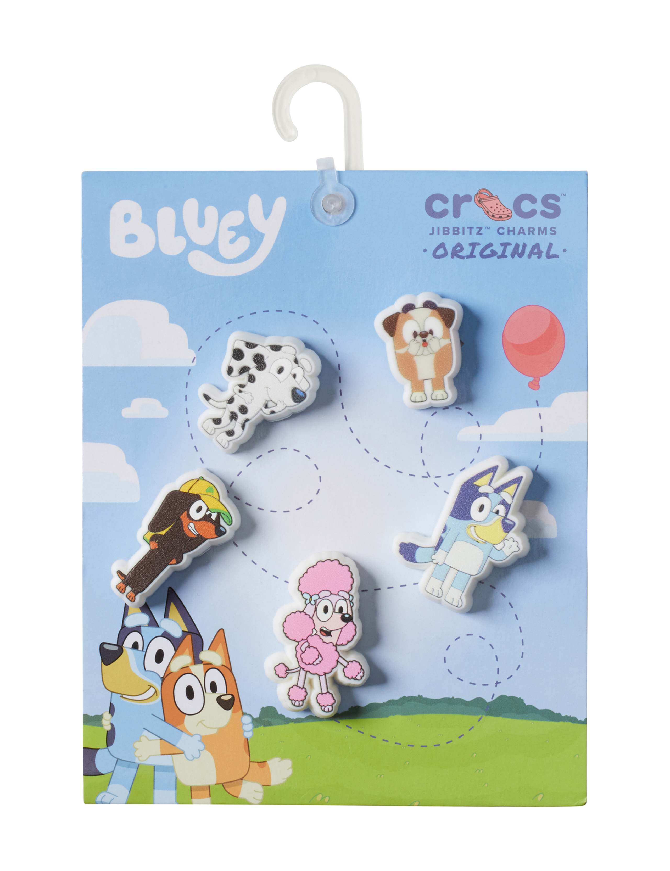 Kids' 5 Pack Bluey Jibbitz Charms 1 of 4