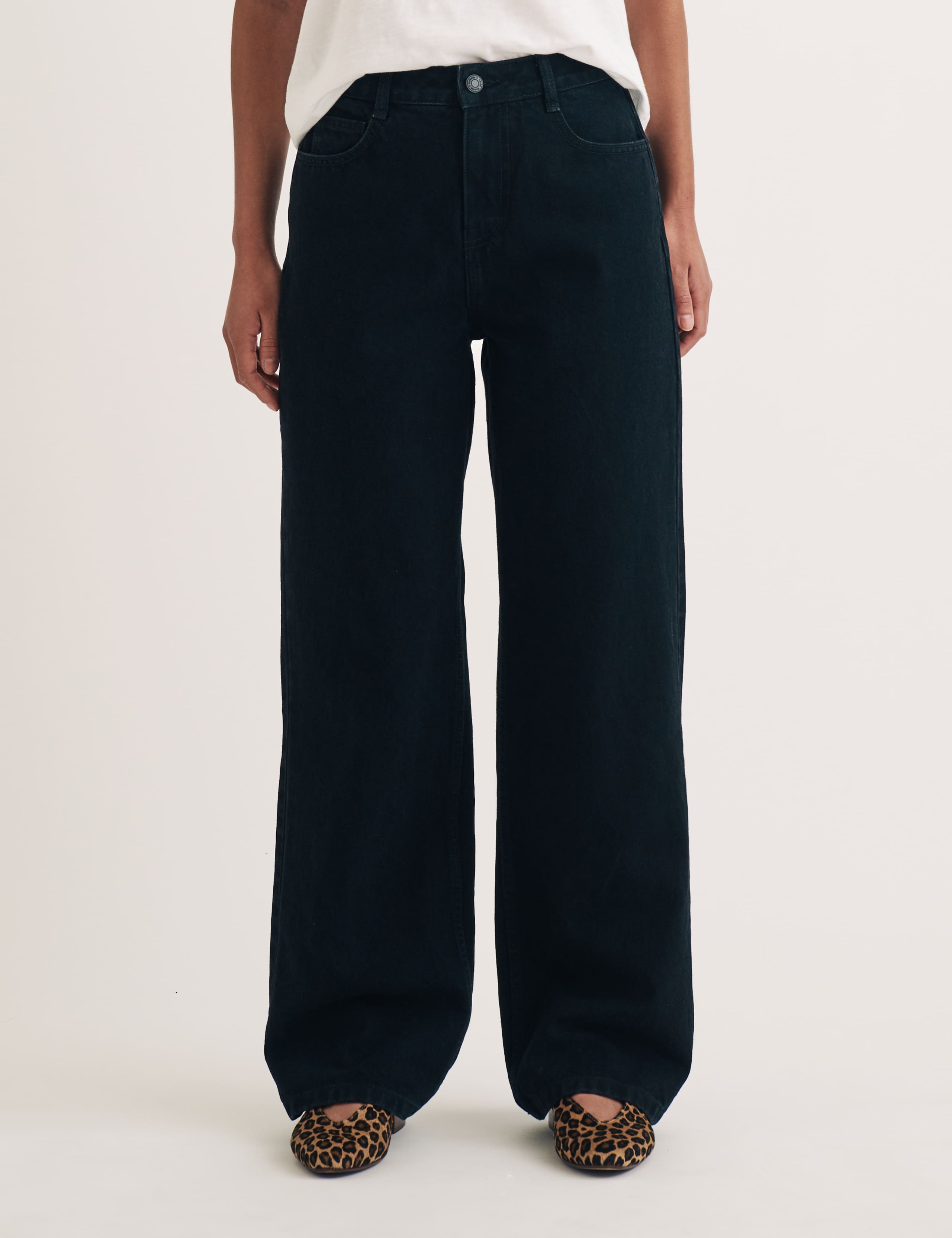 High Waisted Wide Leg Jeans 3 of 5